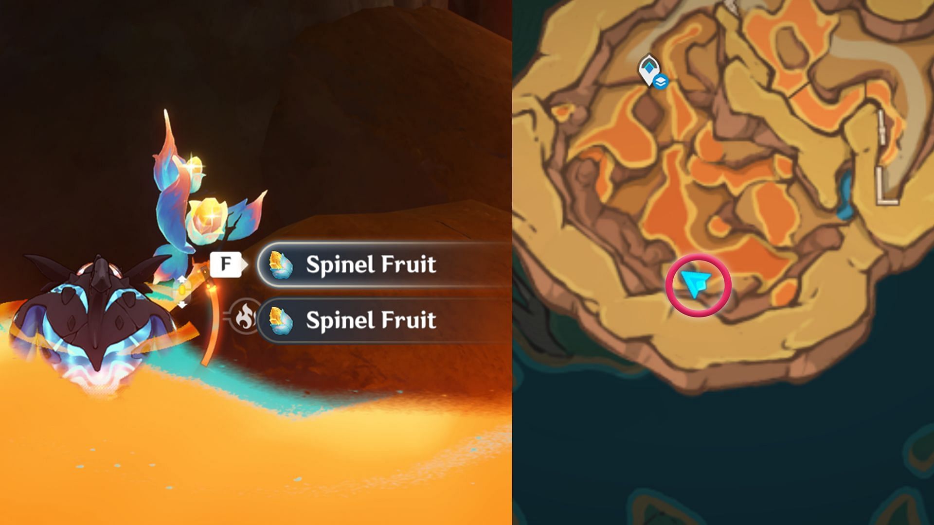 Spinel Fruit Location #8 (Image via HoYoverse)