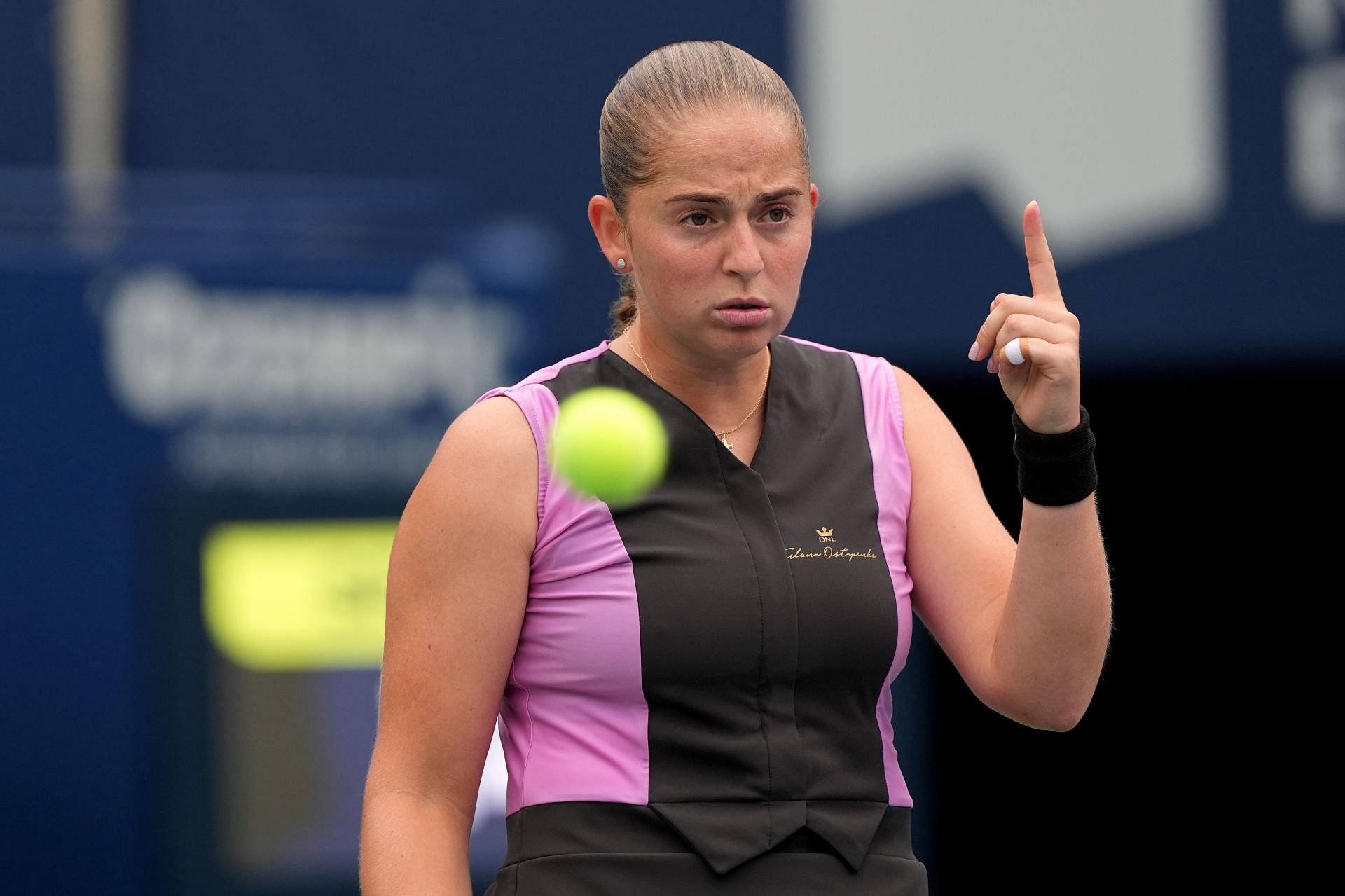 Jelena Ostapenko will look to take on the aggressor's role.