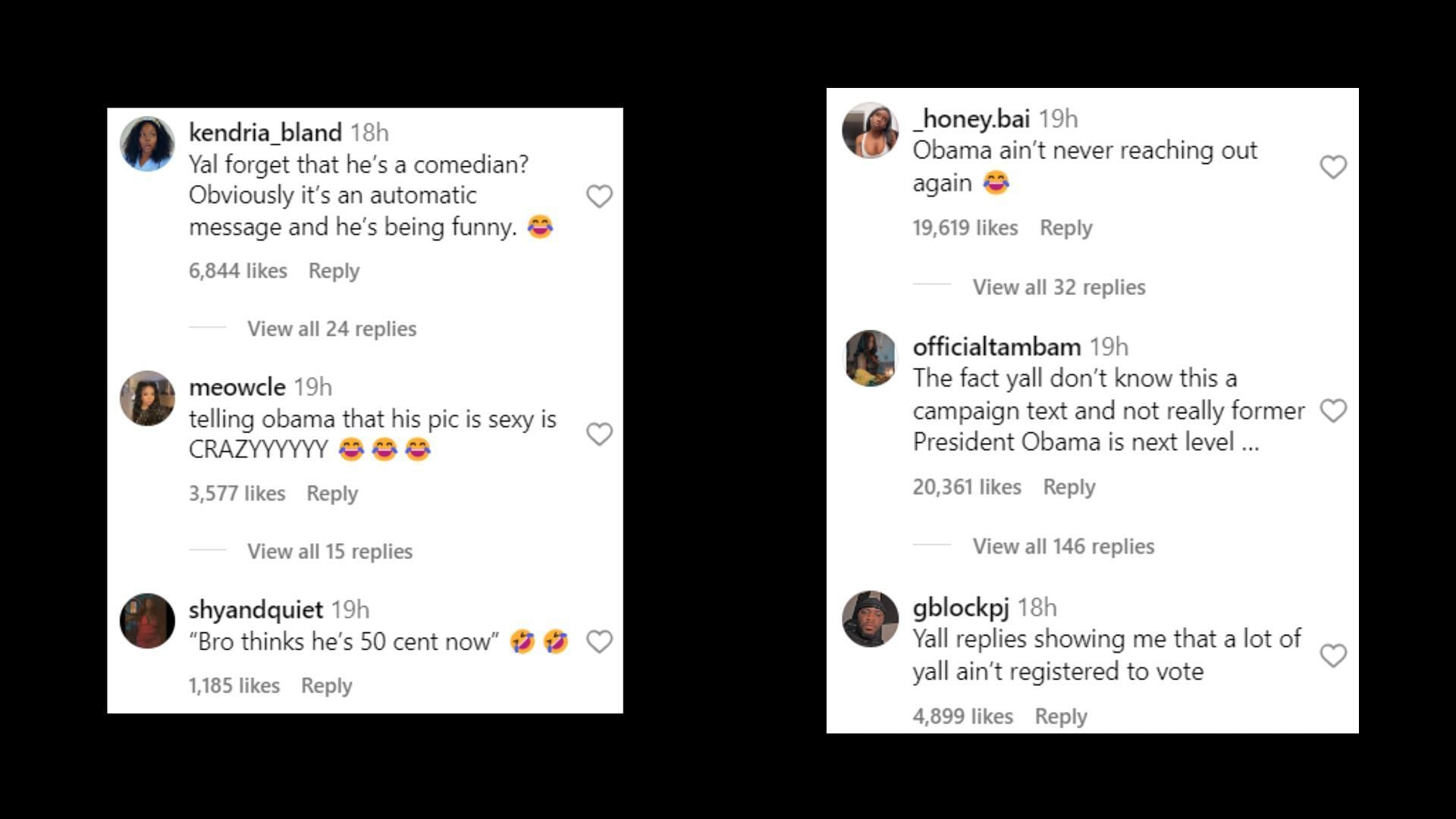 Netizens react to the post (Images via Instagram/theshaderoom)