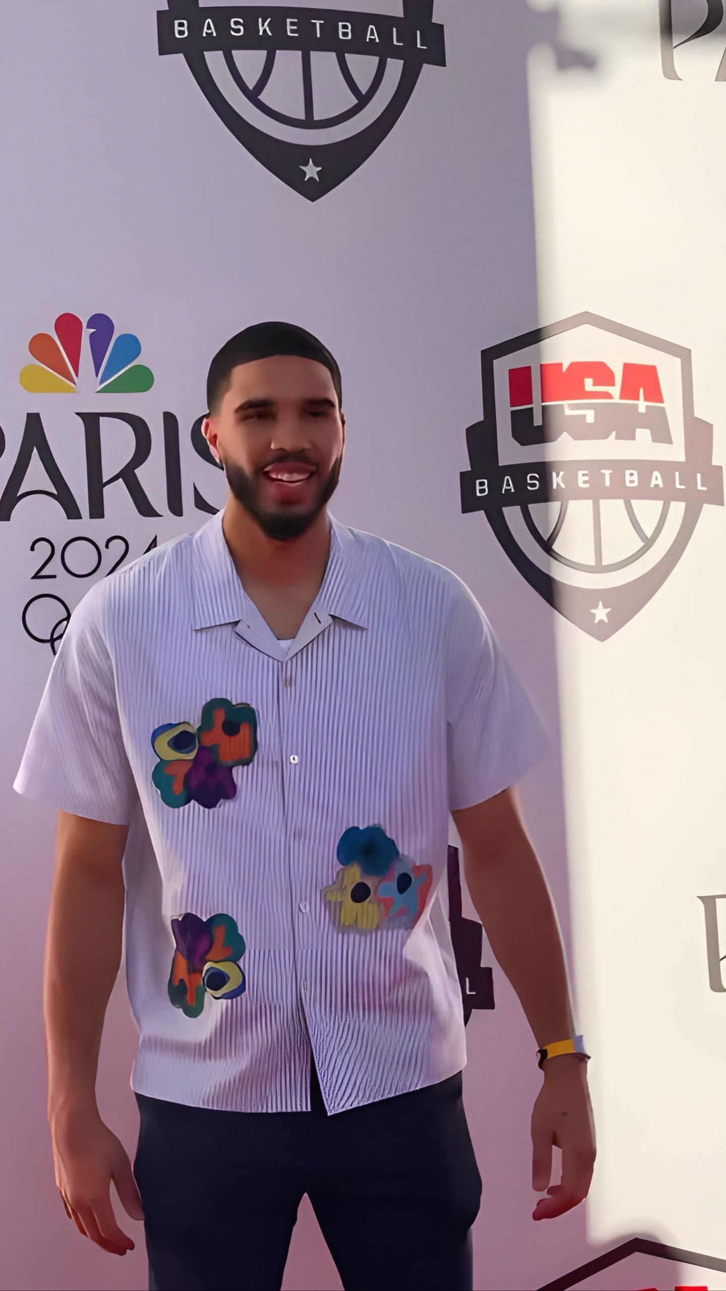 Jayson Tatum arriving for the party (via USA Basketball IG)