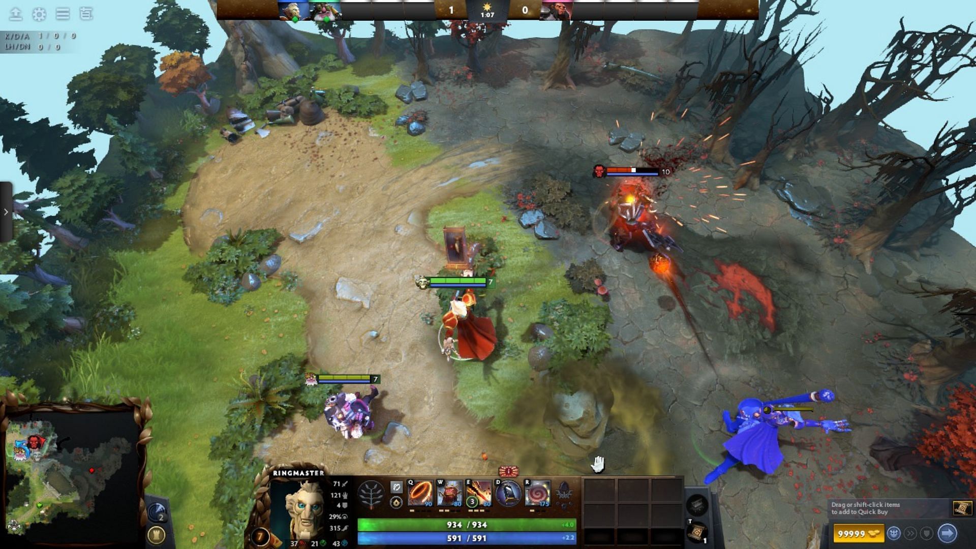 You can spam Souvenir spells as long as you have enemy heroes killed within 925 units (Image via Valve)