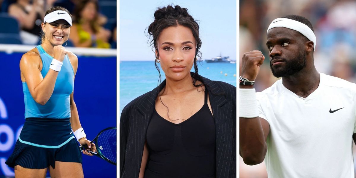Frances Tiafoe,Paula Badosa, Ayan Broomfield. Source: Getty 
