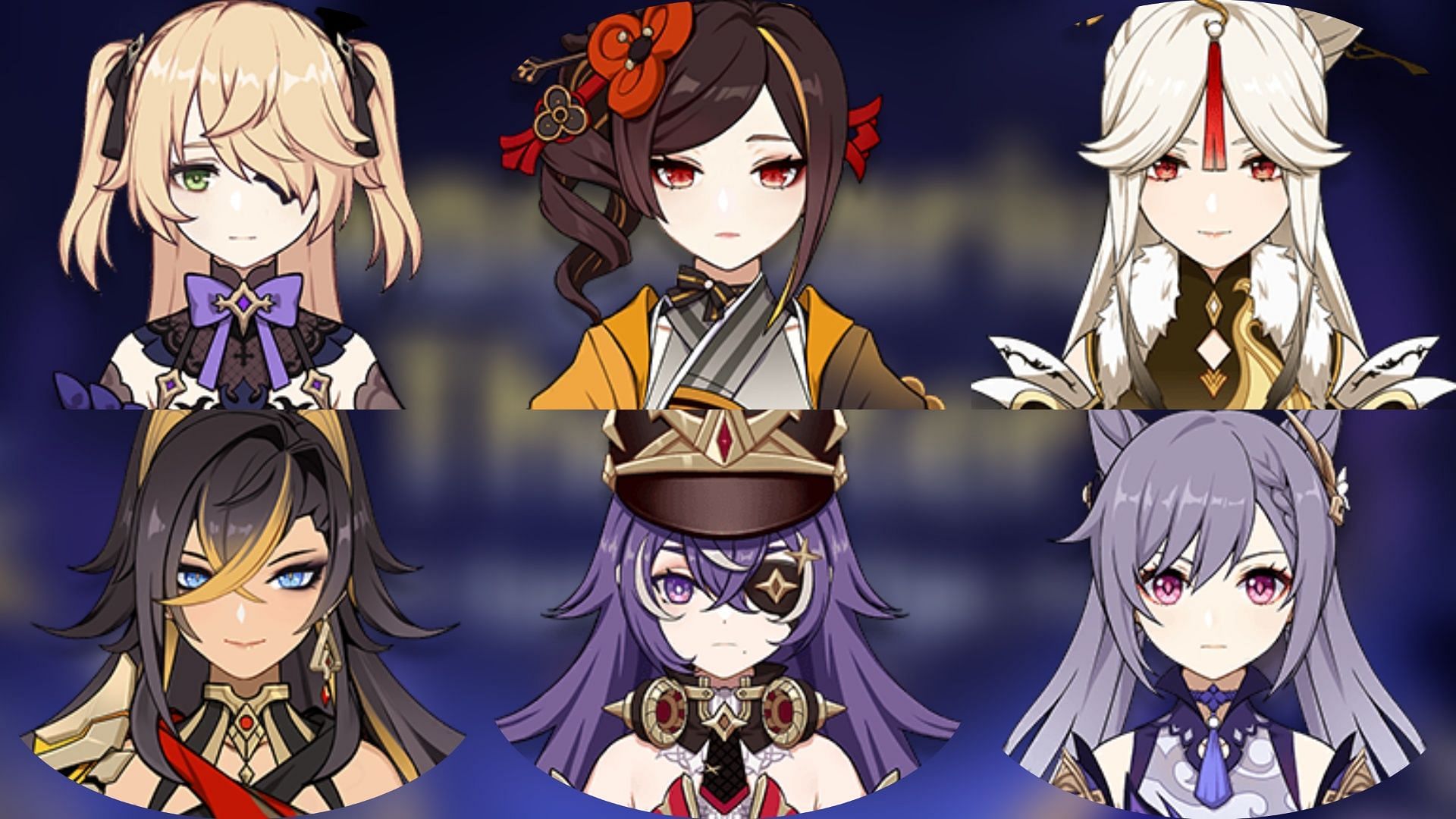 Opening characters for this rotation of Imaginarium Theater in version 5.0 (Image via HoYoverse)