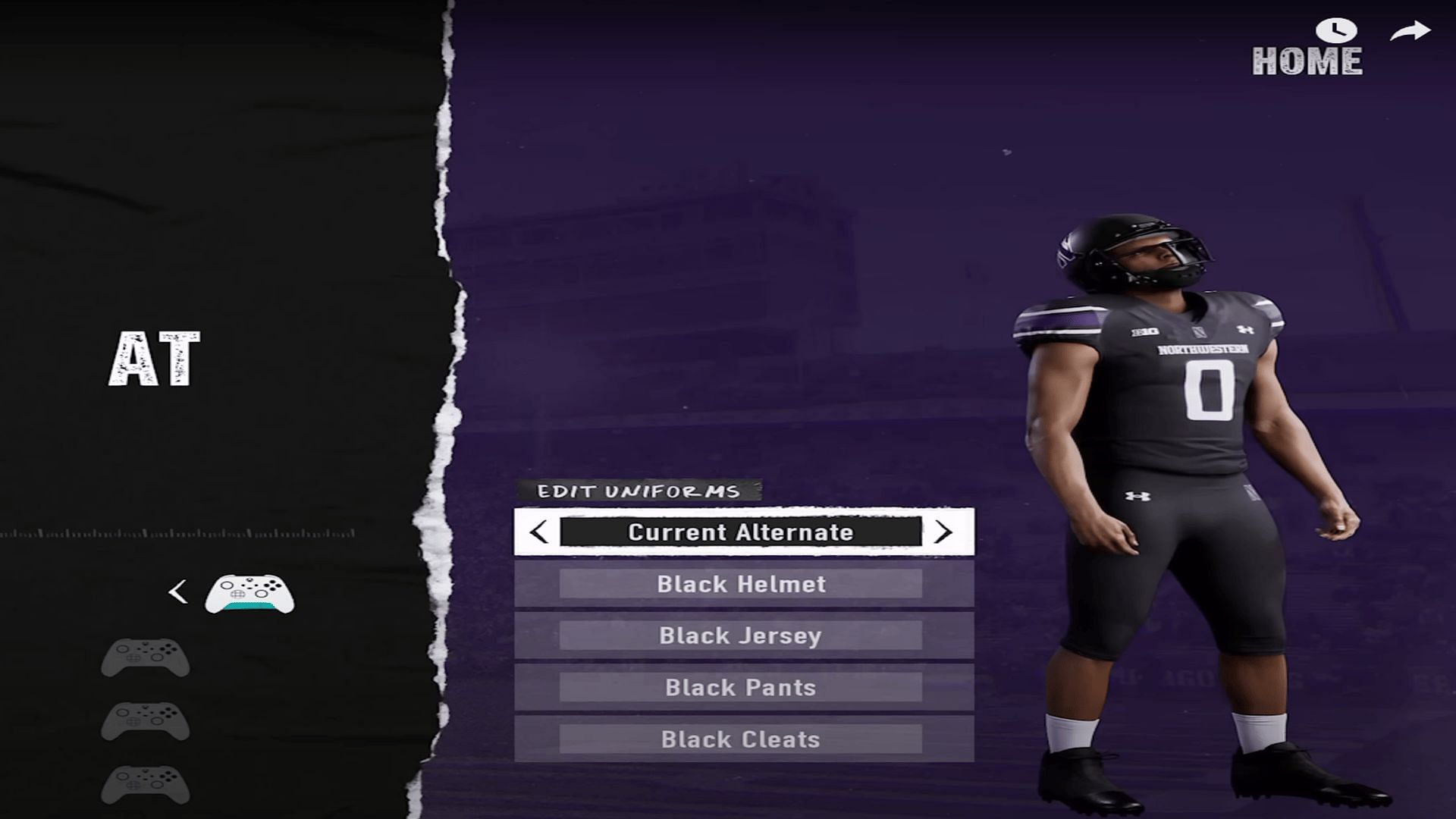 Northwestern Jersey, Screenshot via EricRayweather YouTube Channel