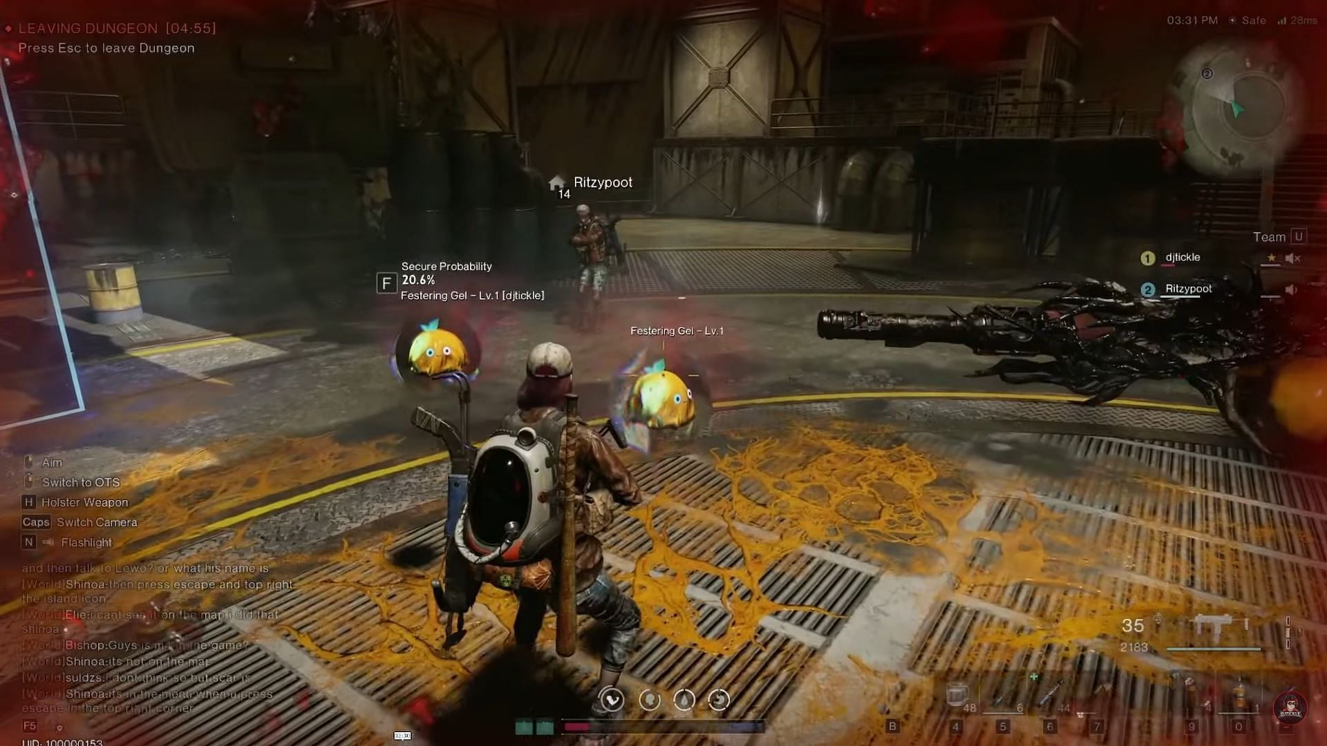 The Festering Gel Deviant companion is a reward that drops from the boss (Image via Starry Studio, YouTube/@djtickle)