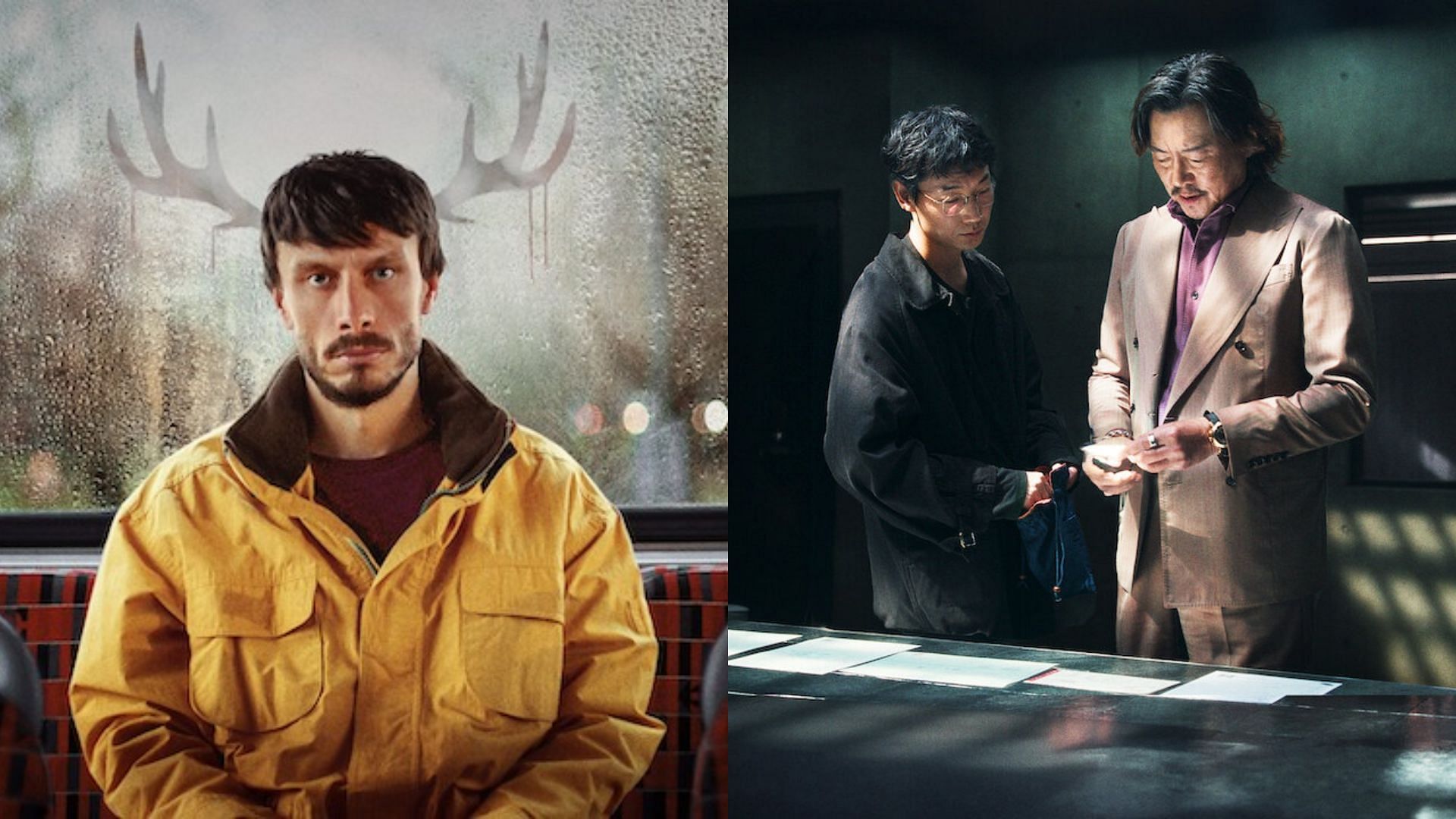 Still from Baby Reindeer and Tokyo Swindlers (Images via Netflix)