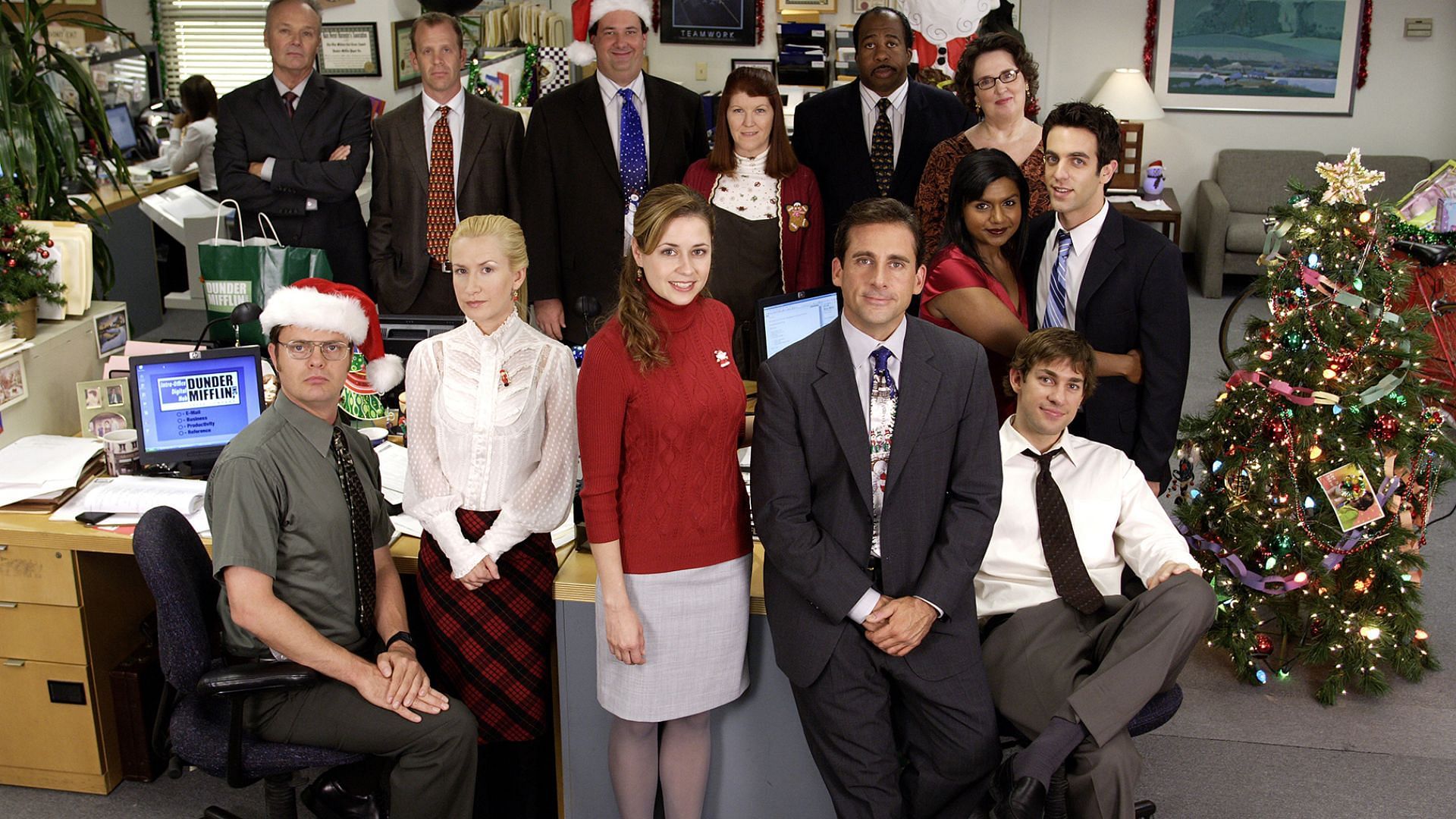  Main Cast of The Office from Seasons 1 Through 9 (Image via NBC)