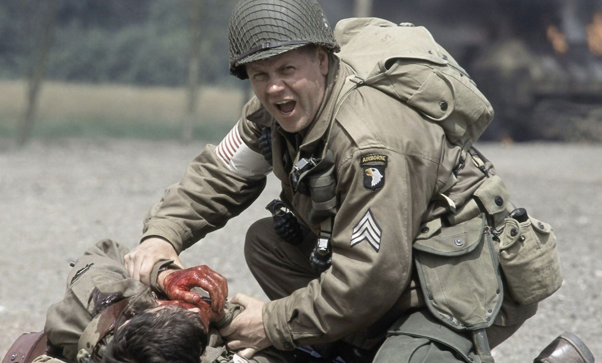 Michael Cudlitz in Band of Brothers (Image via HBO Entertainment)