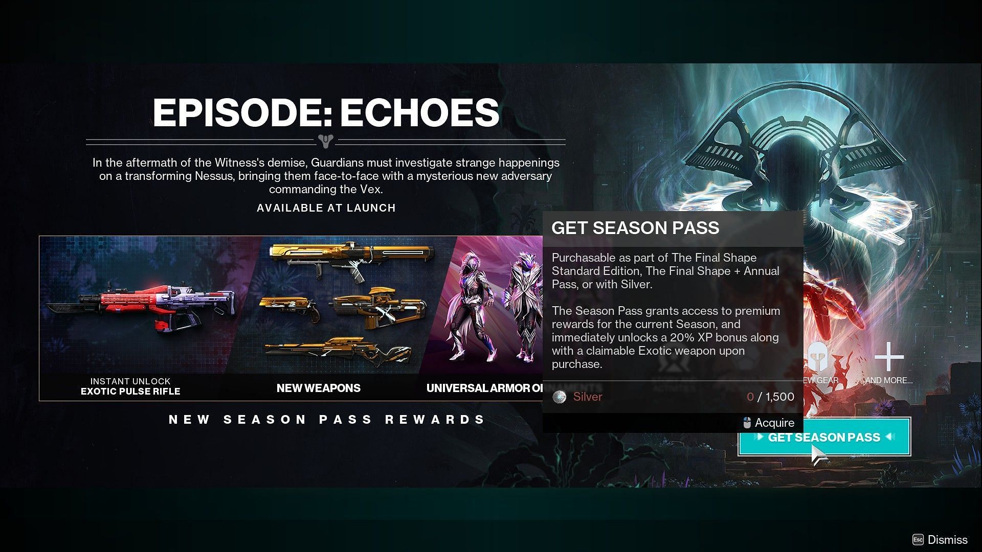 Season Pass price in Destiny 2 (Image via Bungie)