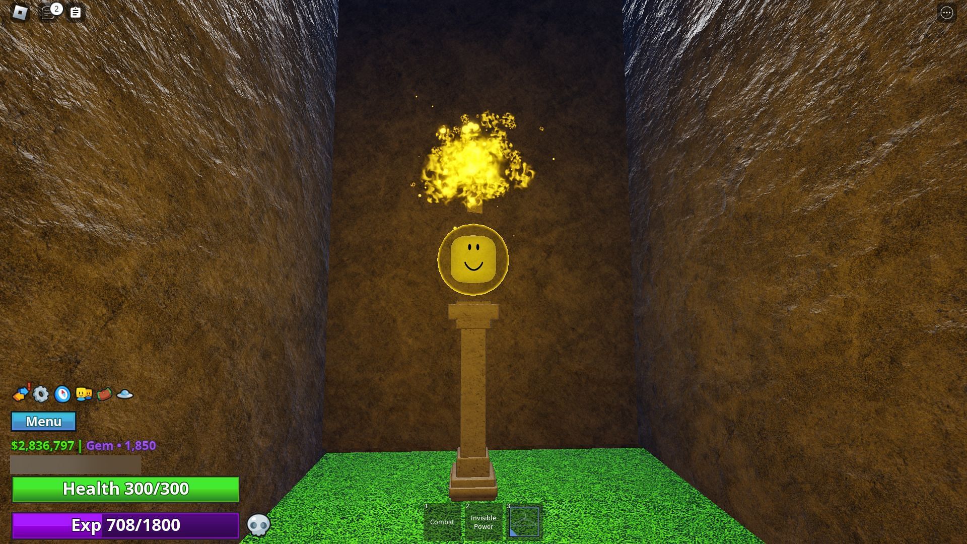 Use a Noob Head to summon Evil Noob (Image via Roblox)