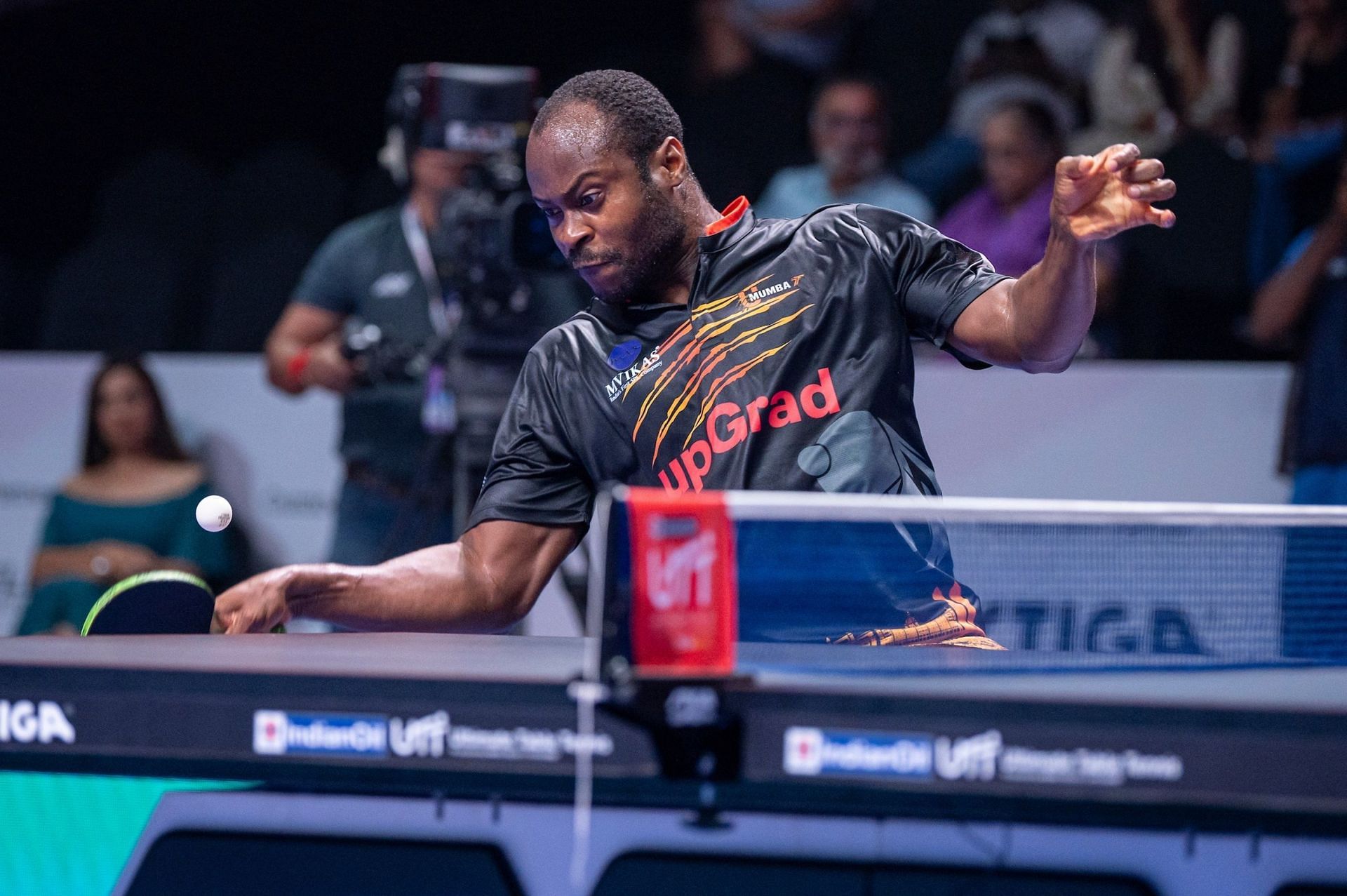 Quadri Aruna of U Mumba TT in action, Image by UTT Media