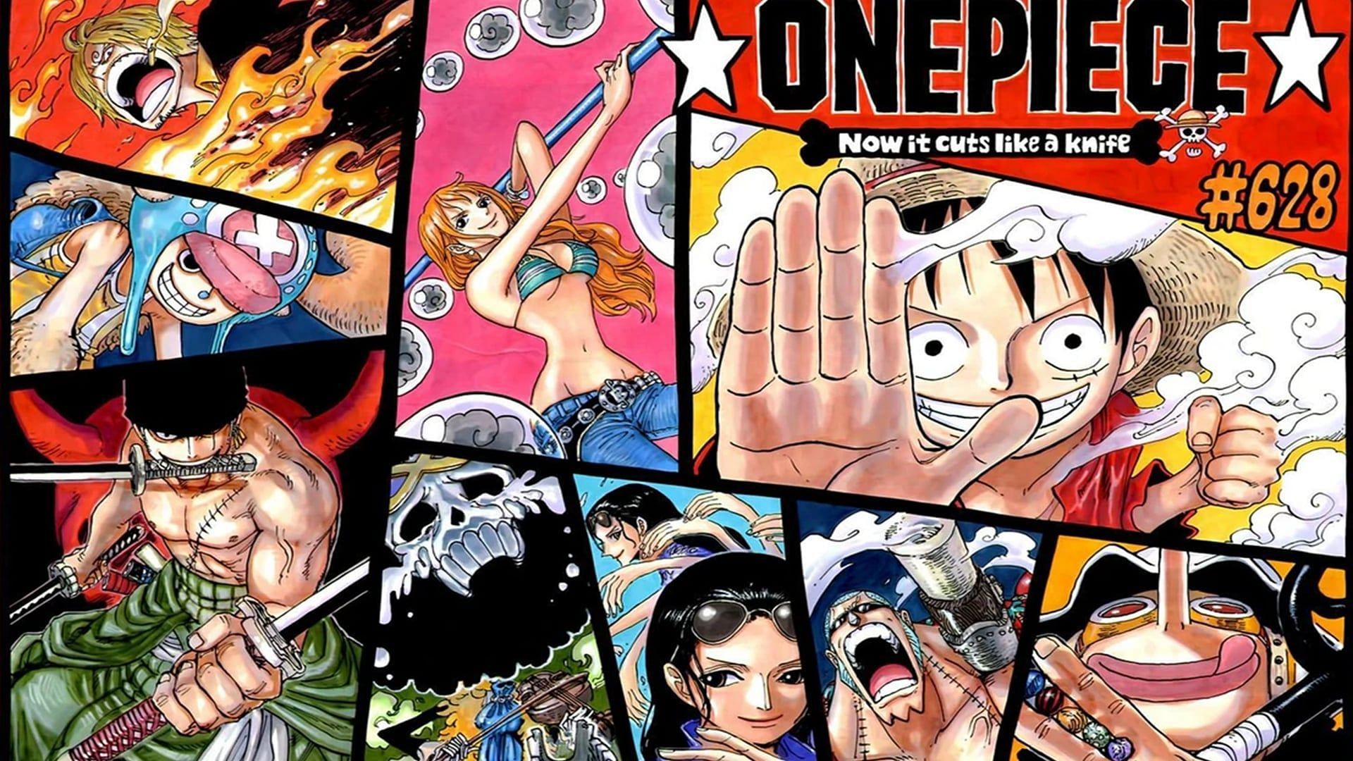 Chapter 628&#039;s color spread (Image via Shueisha)