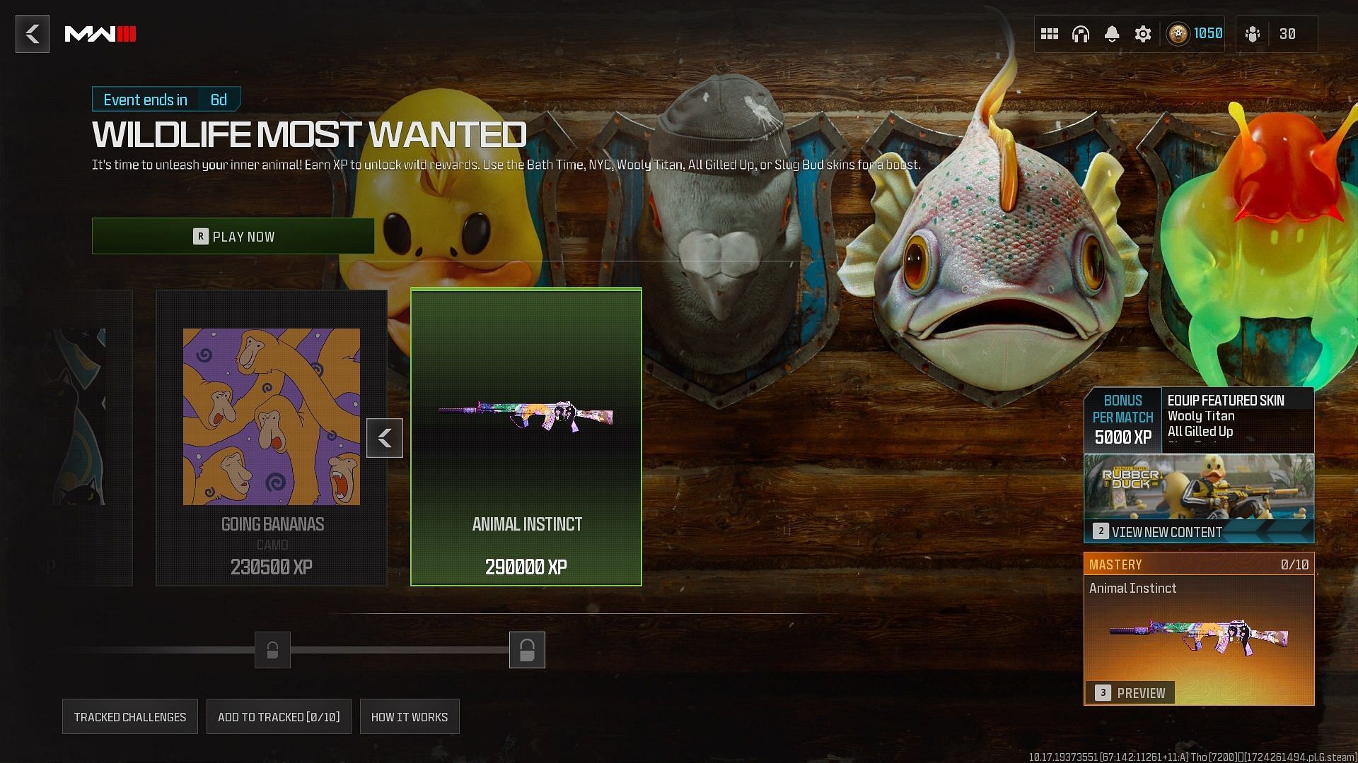 Getting hands on the Animal Instinct Blueprint in MW3 and Warzone (Image via Activision)