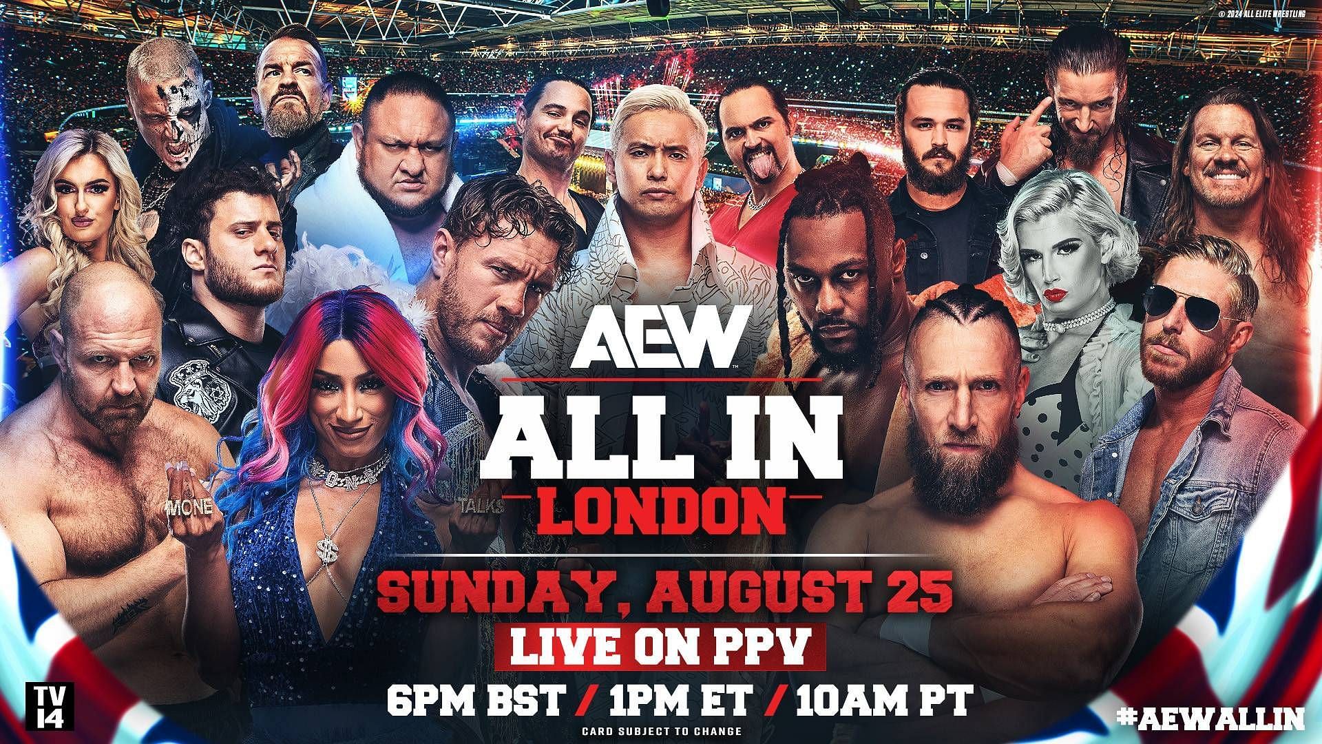 Top champion loses title at AEW All In, winning streak ends