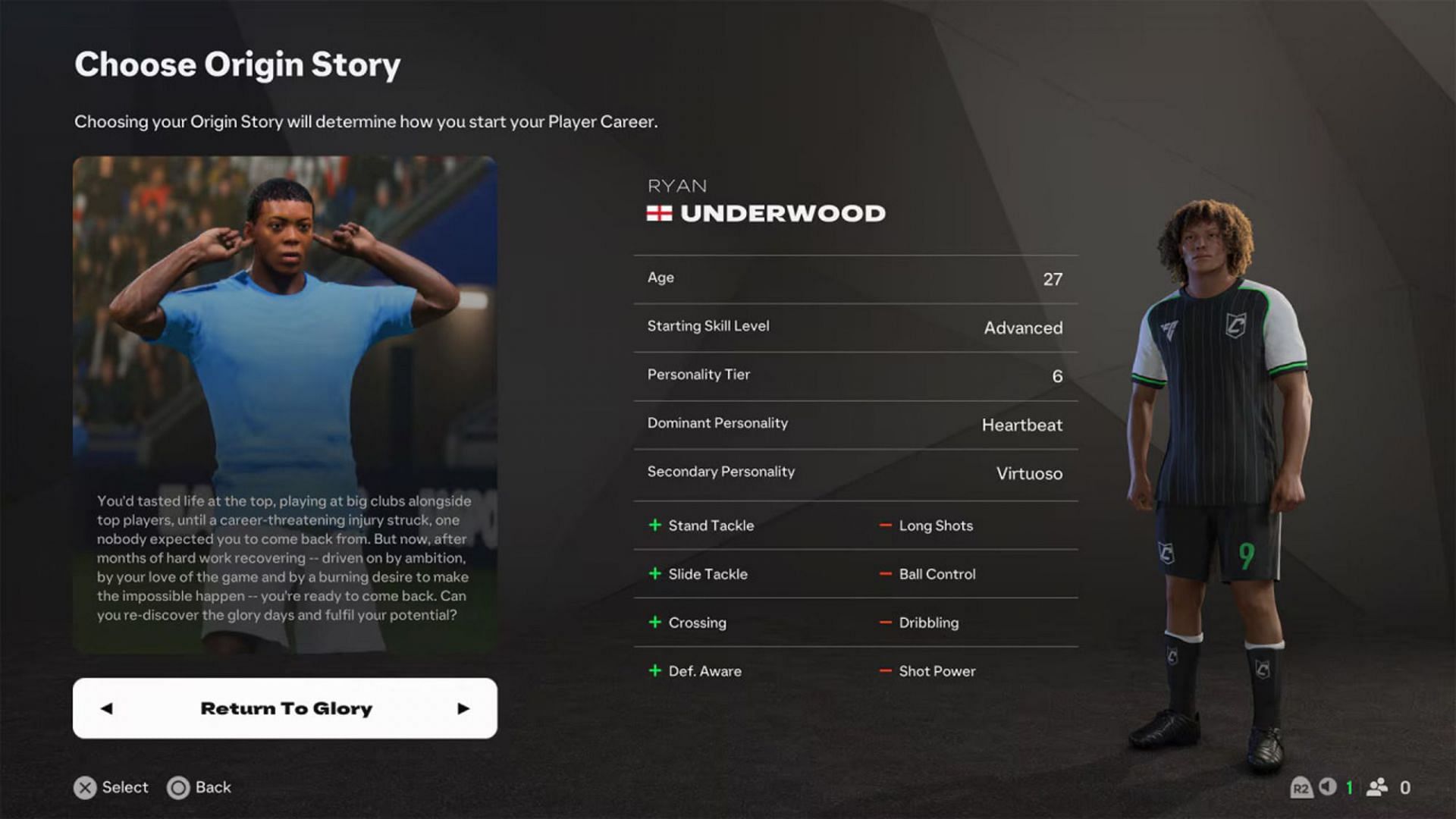 Road To Glory in EA FC 25 Origin Stories frames a beautiful comeback story (Image via EA Sports)