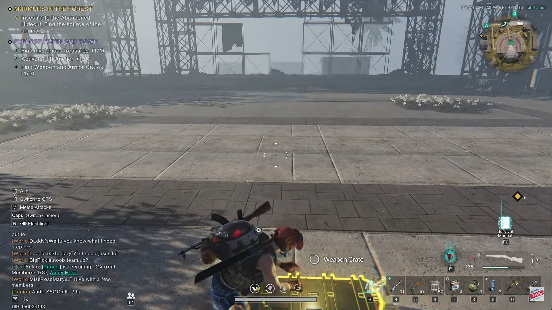 The weapon crate at Overlook Town (Image via NetEase, YouTube/@Quick Tips)