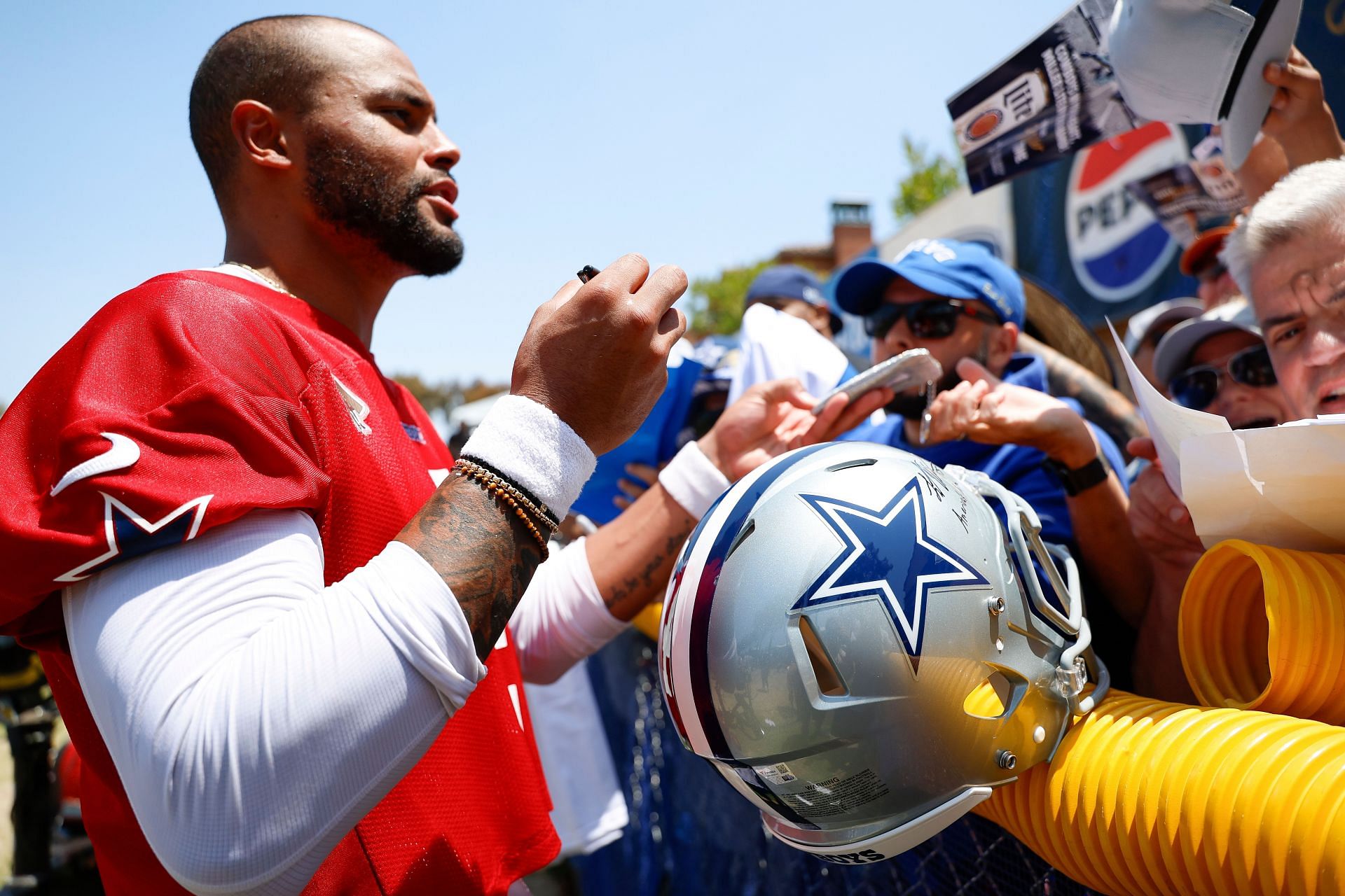 NFL: JUL 25 Cowboys Training Camp - Source: Getty