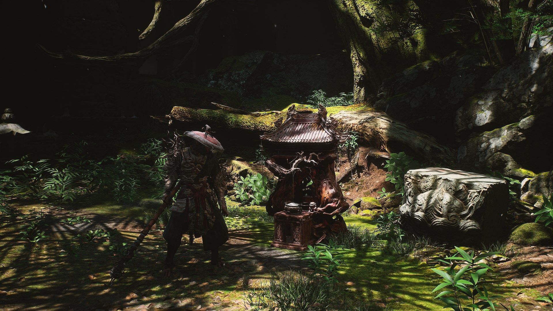 Defeat Whiteclad Noble to access Shrines in Black Wind Cave (Image via GameScience)