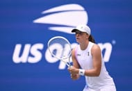 Iga Swiatek in action at the US Open (Picture: Getty)