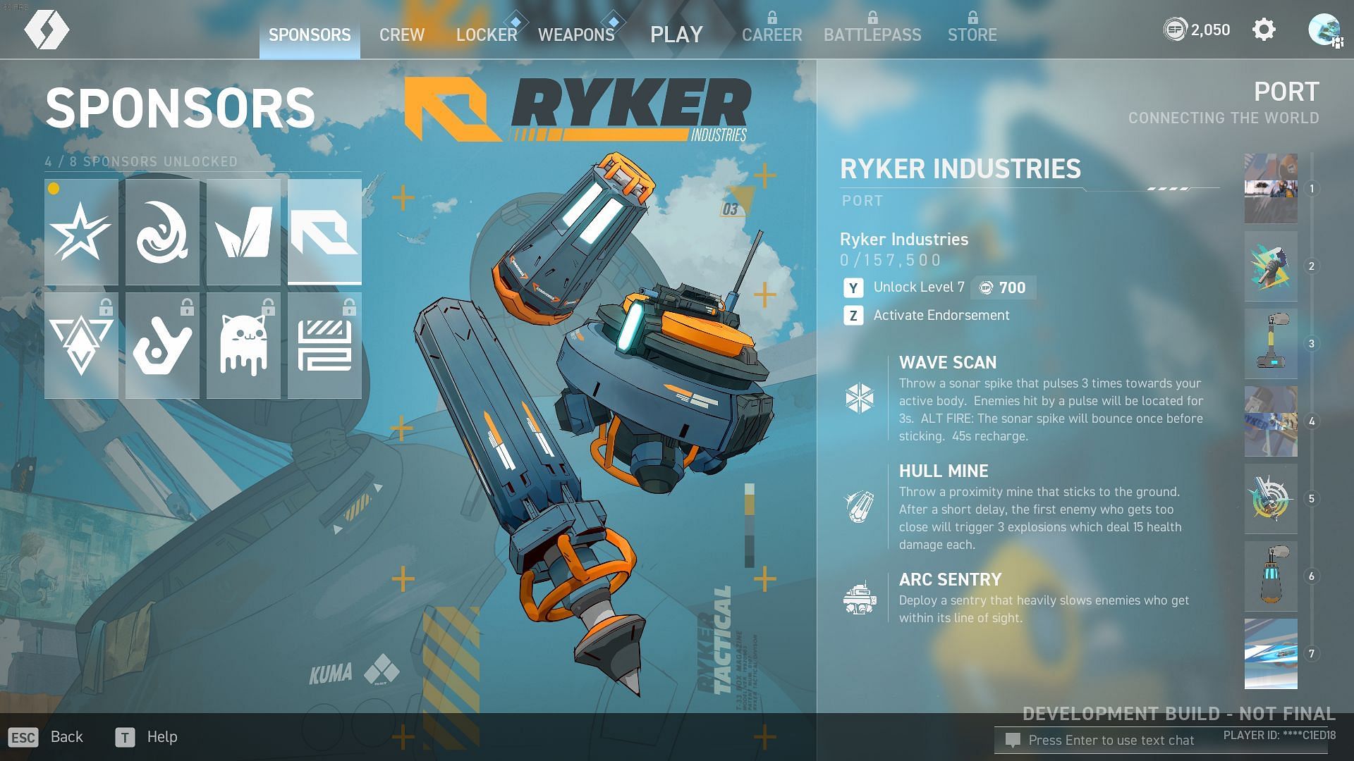 Ryker Industries Sponsor (Image via Mountaintop Studios)