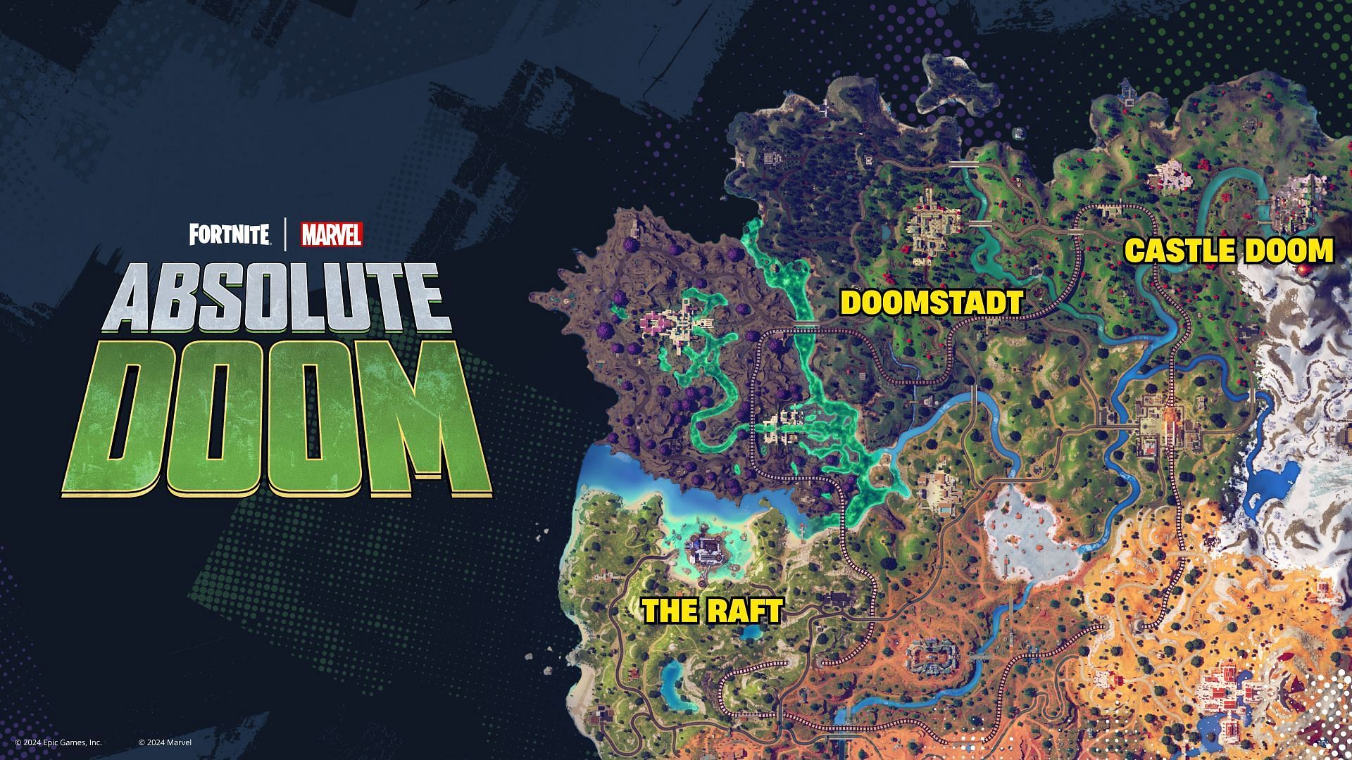 Epic Games has added three brand-new locations for players to explore (Image via Epic Games)