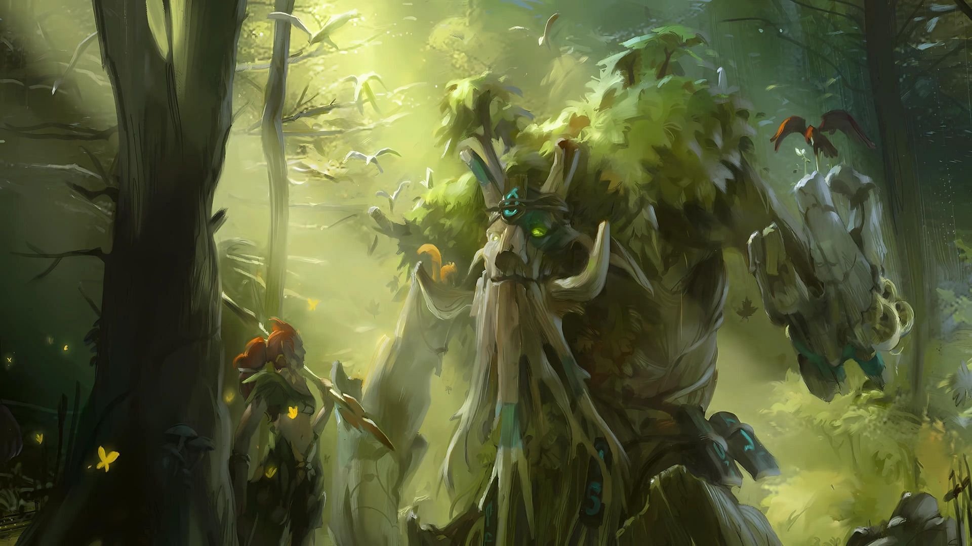 Treant Protector&#039;s Guardians of Nature set (Image via Valve)