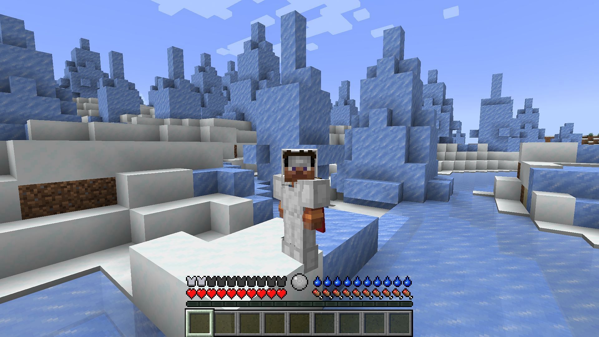 Players will need to spend time preparing for the different environments they might find (Image via Mojang)