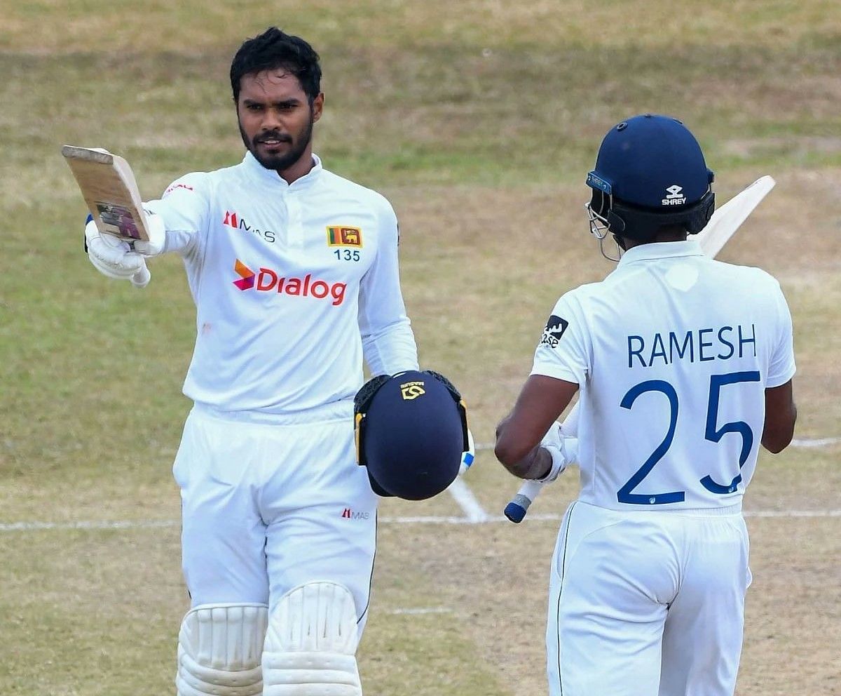 Sri Lanka captain Dhananjaya de Silva. (Image Credits: Twitter)