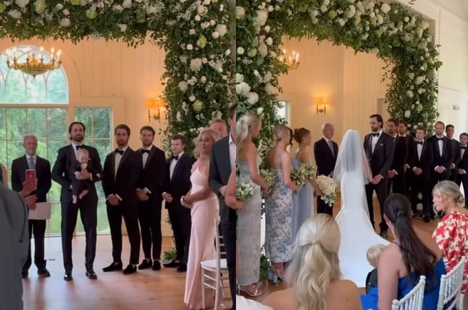 Alex Tuch's wife Kylie shares a glimpse into her intimate wedding with Sabres star