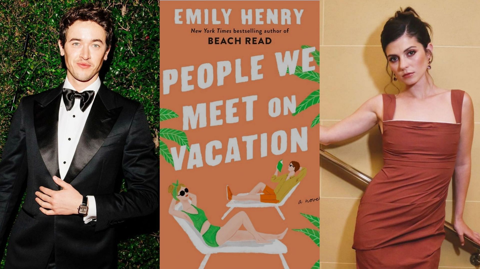 People we meet on vacation (image via Instagram/@emilyhenrywrites/@emily_bader/@tomblyth) 