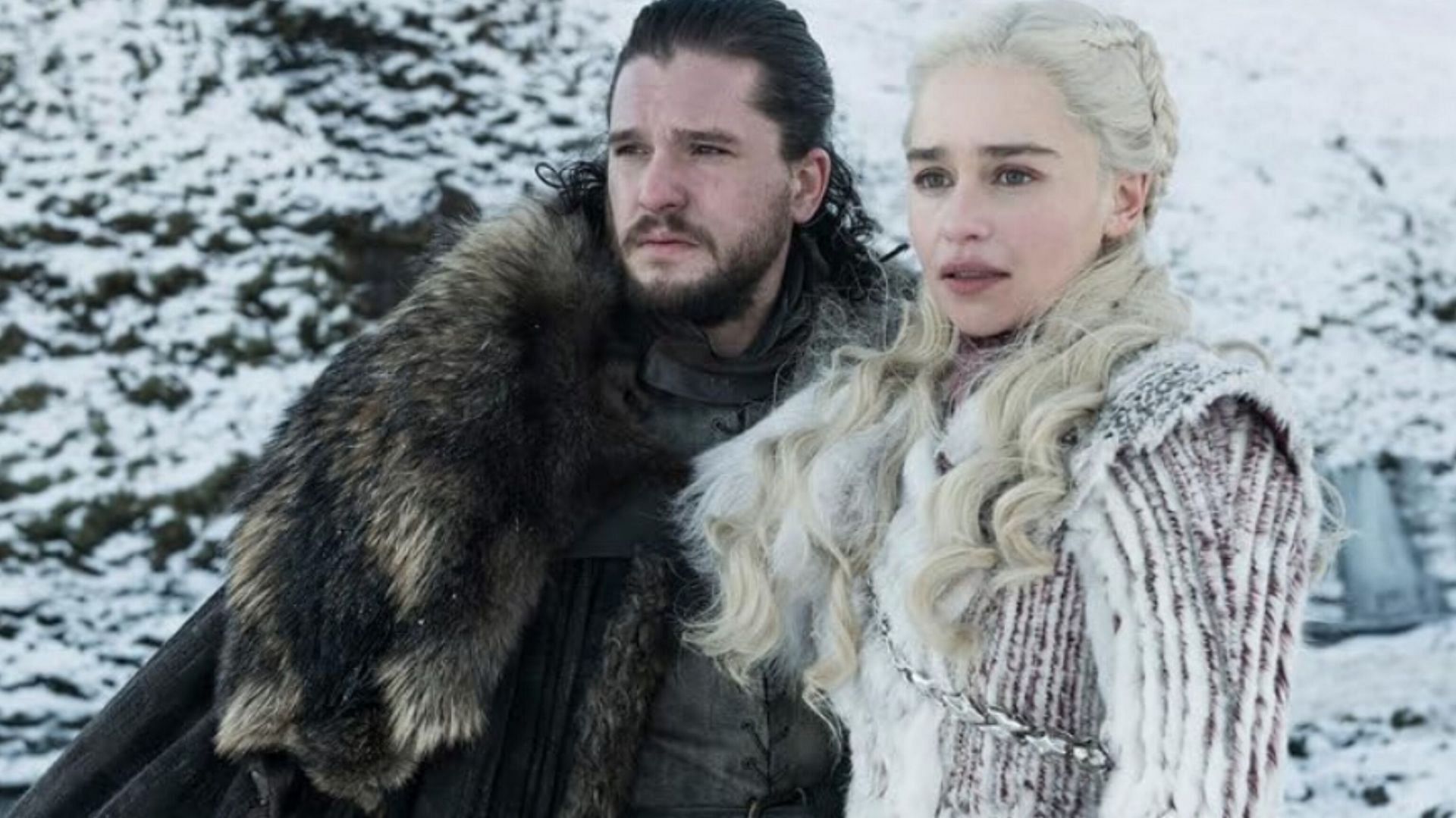 Jon Snow and Daenerys in Game of Thrones (Image via HBO)