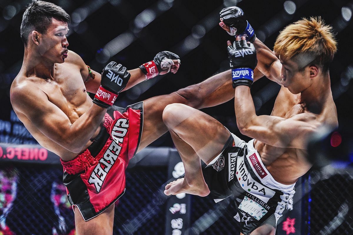 Superlek Kiatmoo9 and Taiki Naito - Photo by ONE Championship