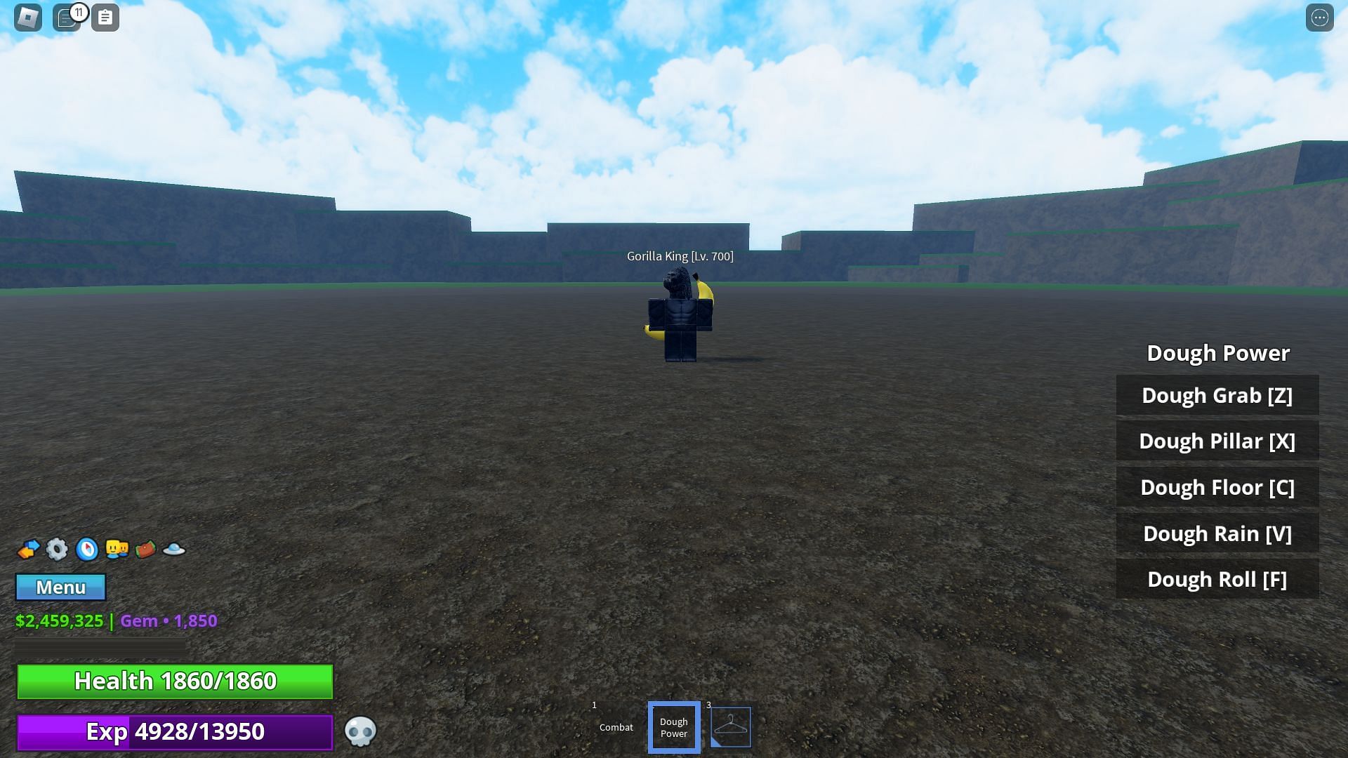 The Gorilla King boss (Image via Roblox)