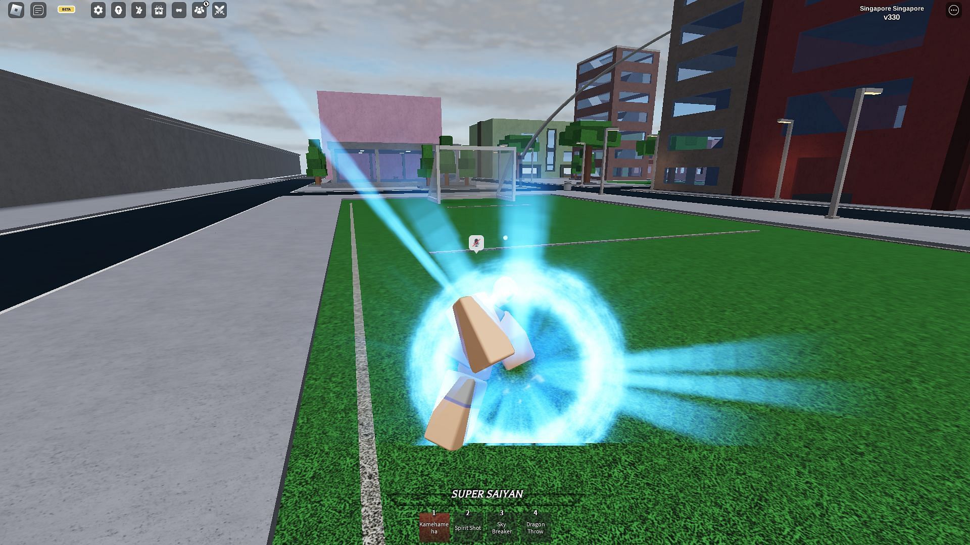 Kamehameha (Image via Roblox)