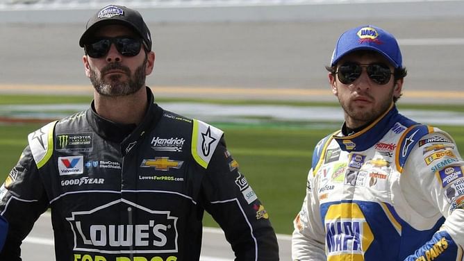 “I may invite Jeff Gordon so he can pay” - Jimmie Johnson and Chase Elliott once shared their dream NASCAR cafeteria guests