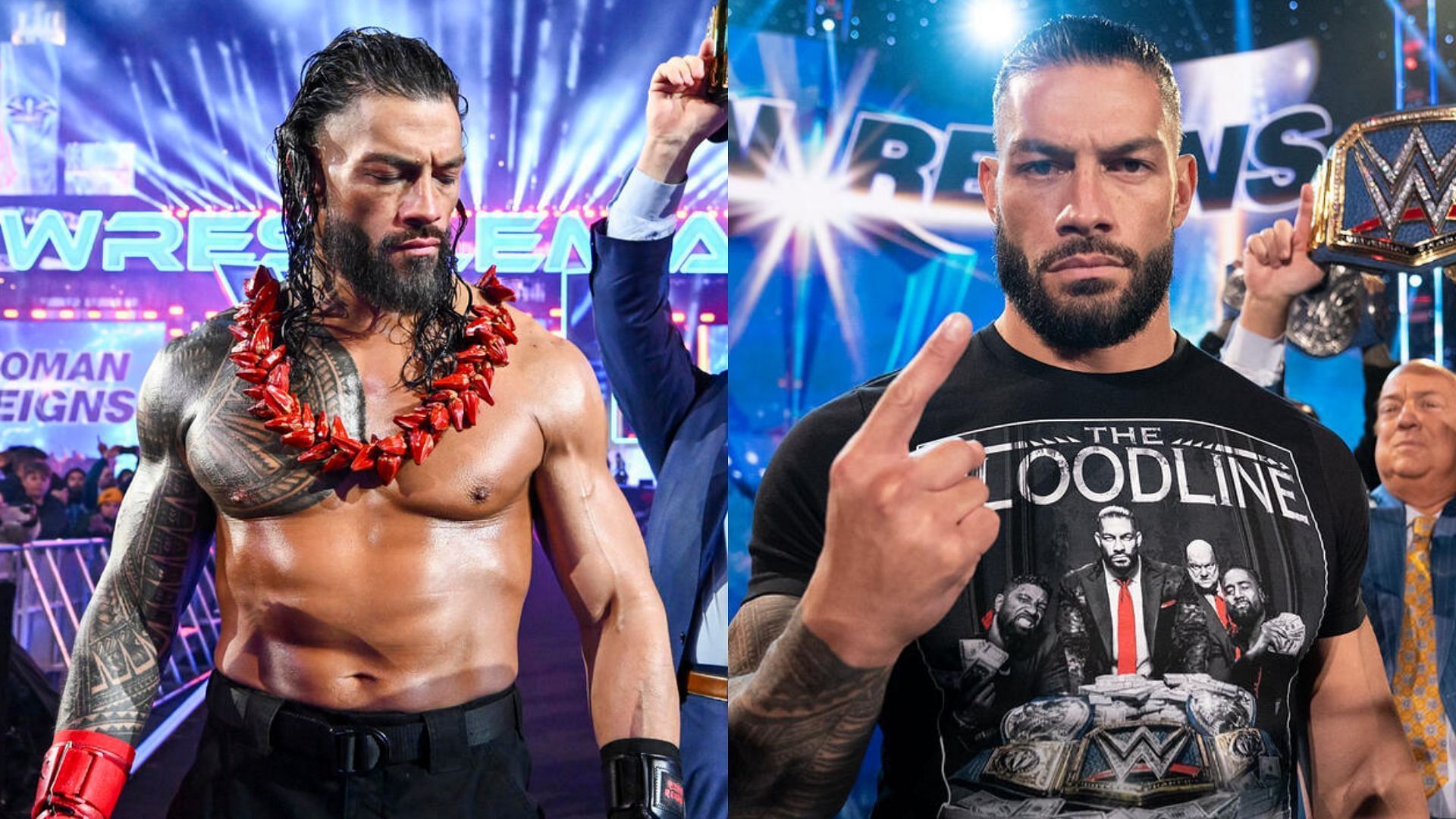 Reigns has been on hiatus from the company since April. [Photos: WWE.com]
