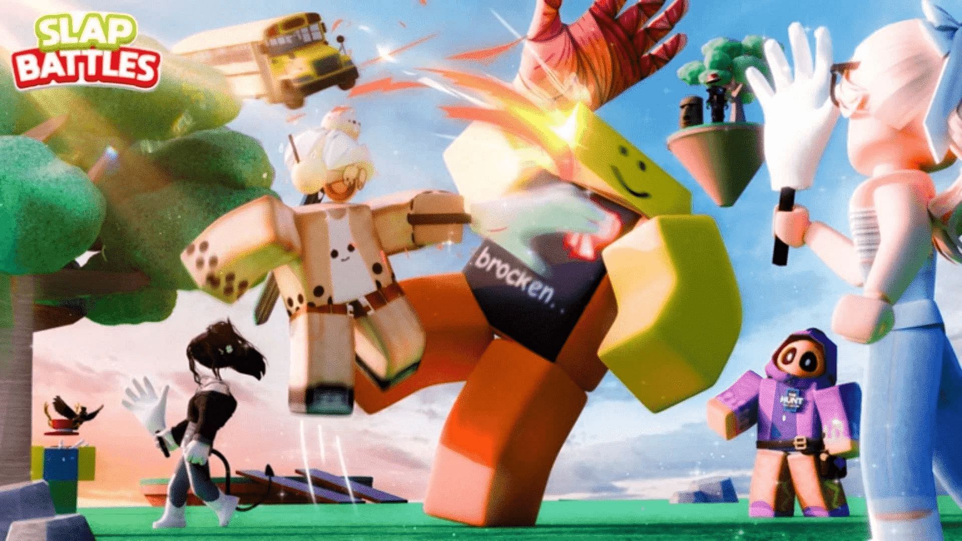 Official cover for Slap Battles (Image via Roblox)