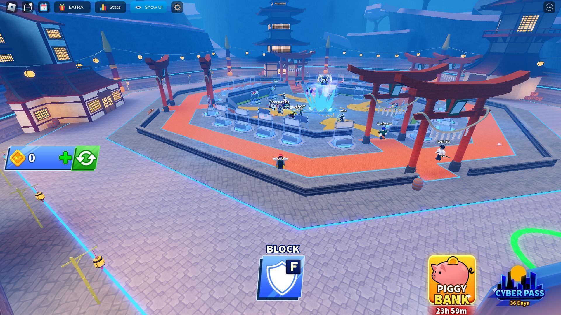 In-game trading hub (Image via Roblox)