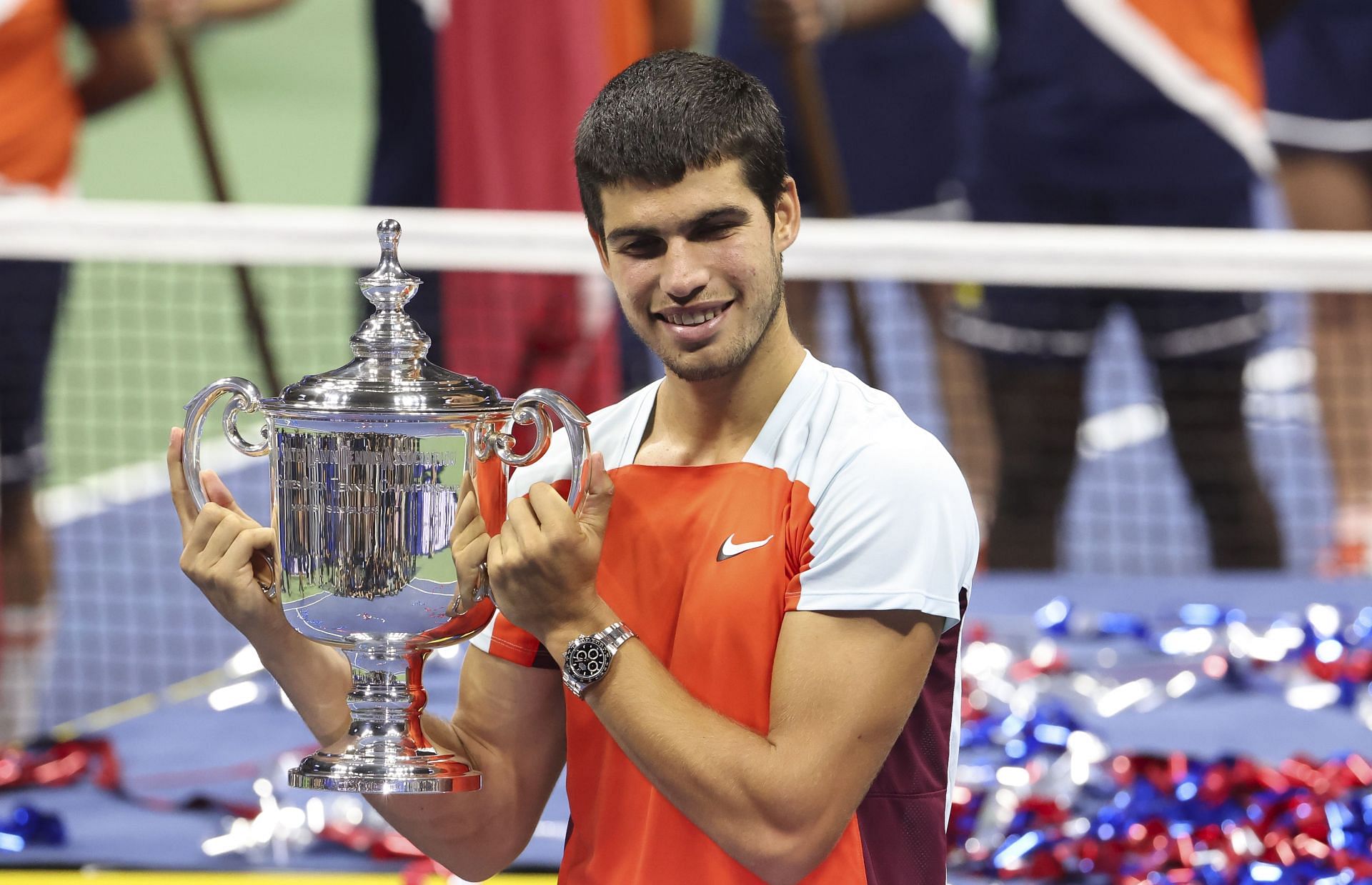 Carlos Alcaraz at the US Open 2022. (Photo: Getty)