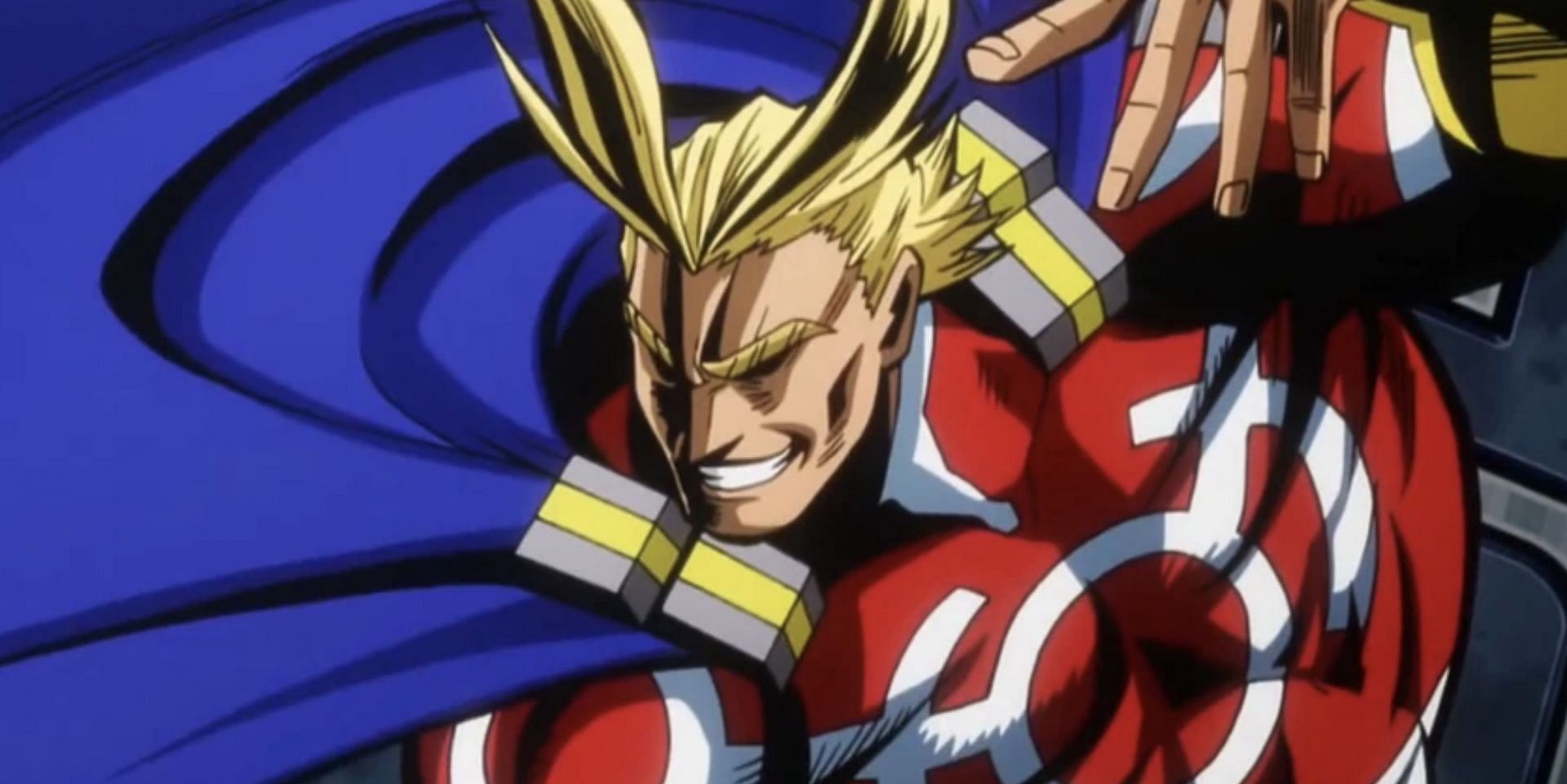 All Might as seen in anime (Image via Bones)