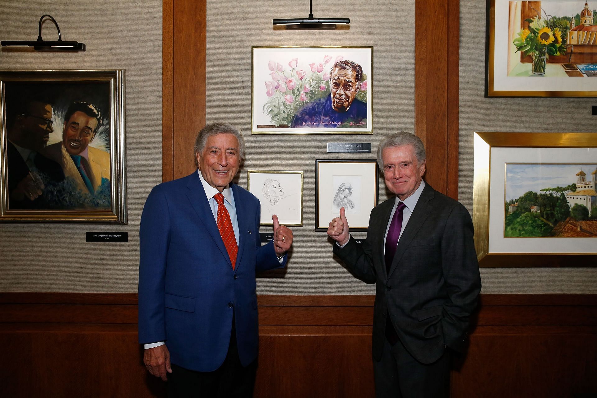  Philbin and Tony Bennett - Source: Getty (Photo by John Lamparski/Getty Images)