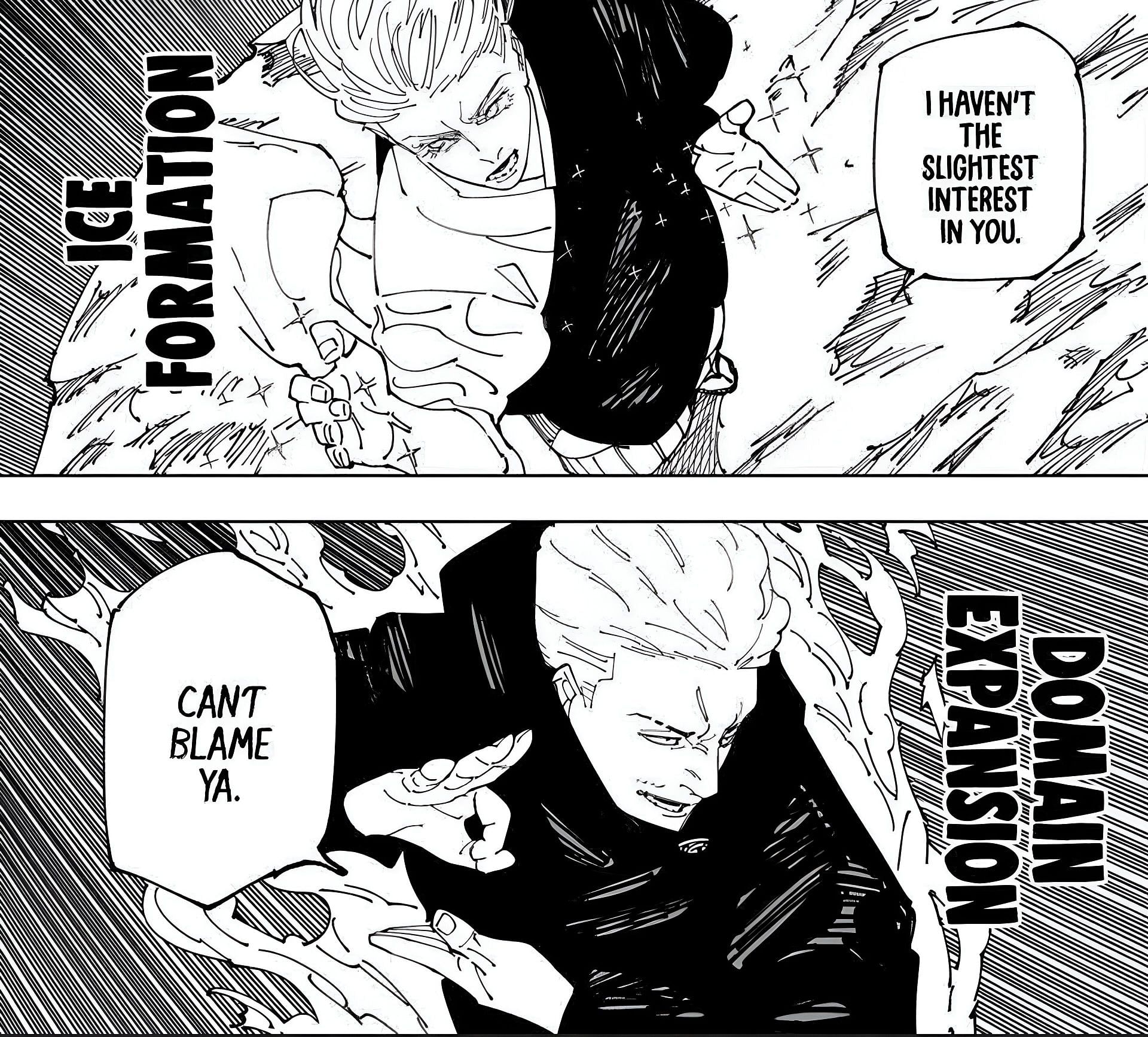 Hakari Kinji vs Uraume as seen in the manga (Image via Shueisha)