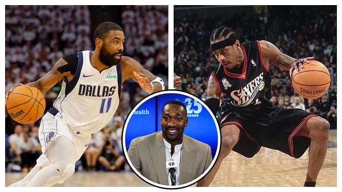"A snail compared to f**king Allen Iverson" - Gilbert Arenas doesn't pull punches on Kyrie Irving vs AI debate