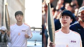 "Team Kim Seokjin always wins"- Fans celebrate as the BTS member wins the 'Best Olympic torch moment ' title by Paris 2024 Olympics Commentary