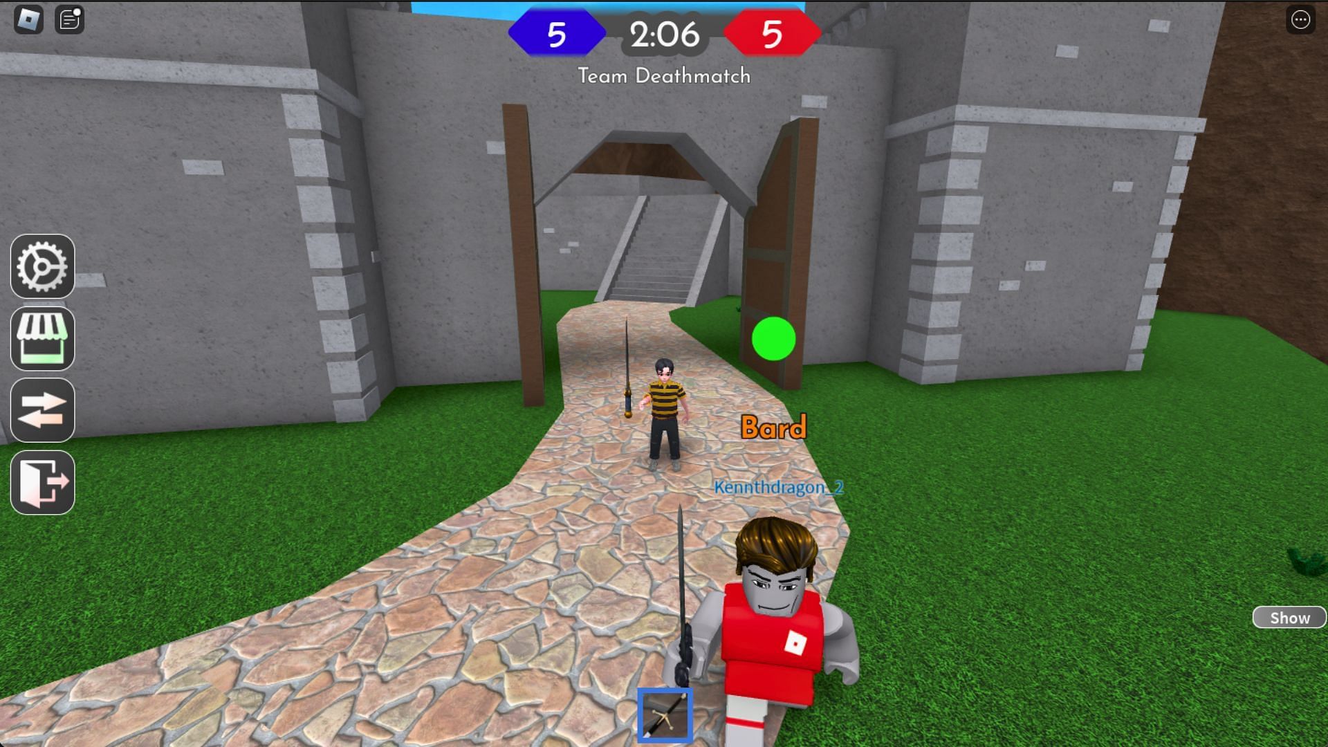 Start fighting (Image via Roblox)