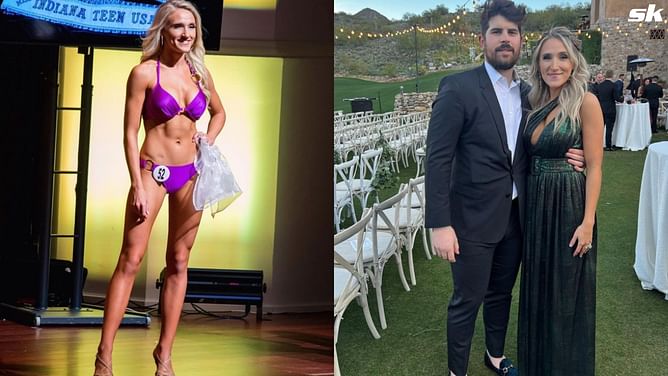 "Who is this person as I stuff a cake" - Carlos Rodon's wife Ashley hilariously reflects on throwback beauty pageant physique & her transformation