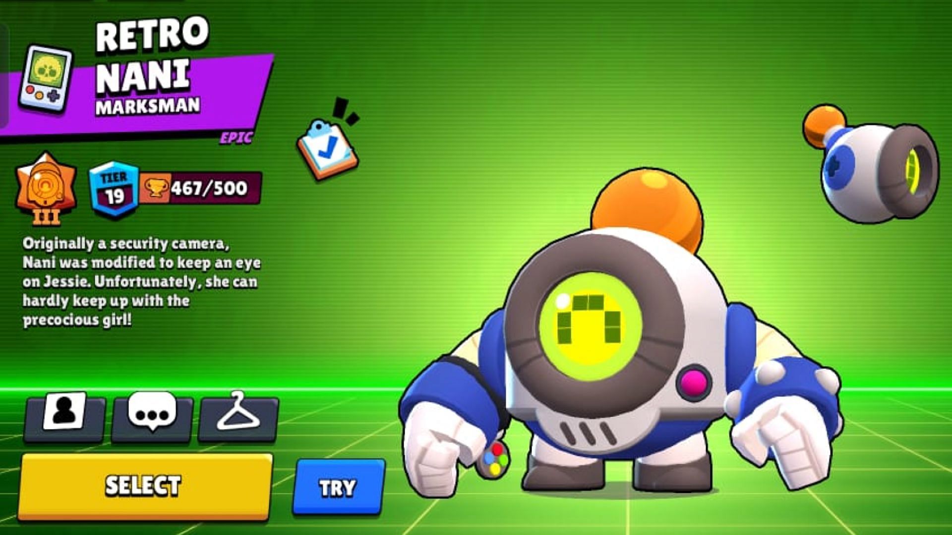 Screenshot of Nani (Image via Supercell)