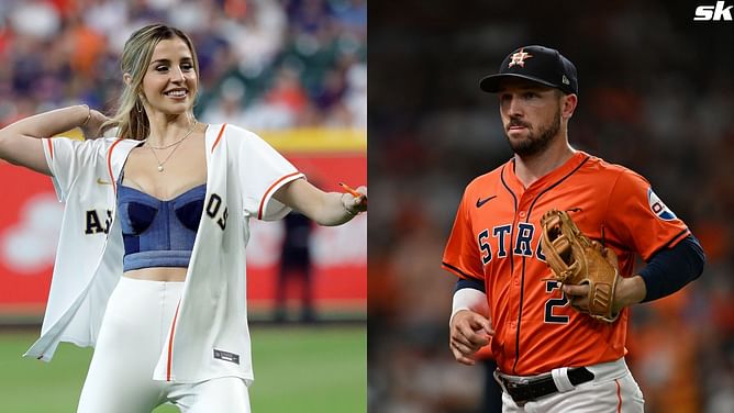 Alex Bregman's wife Reagan shares tennis practice clip, jokes about her goal to be 'good' one day