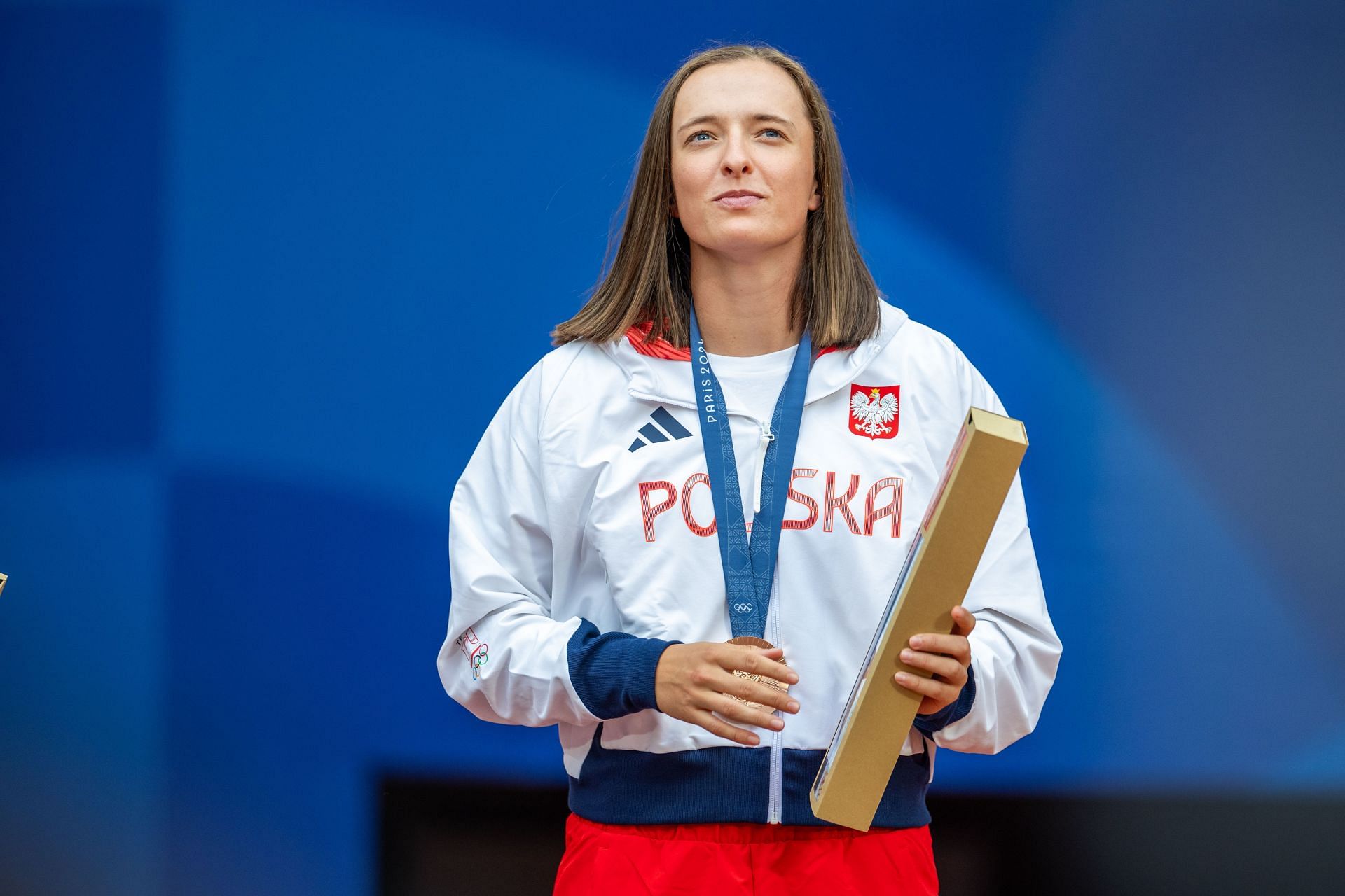 Iga Swiatek with her bronze medal at Olympic Games Paris 2024 [Image Source: Getty Images]