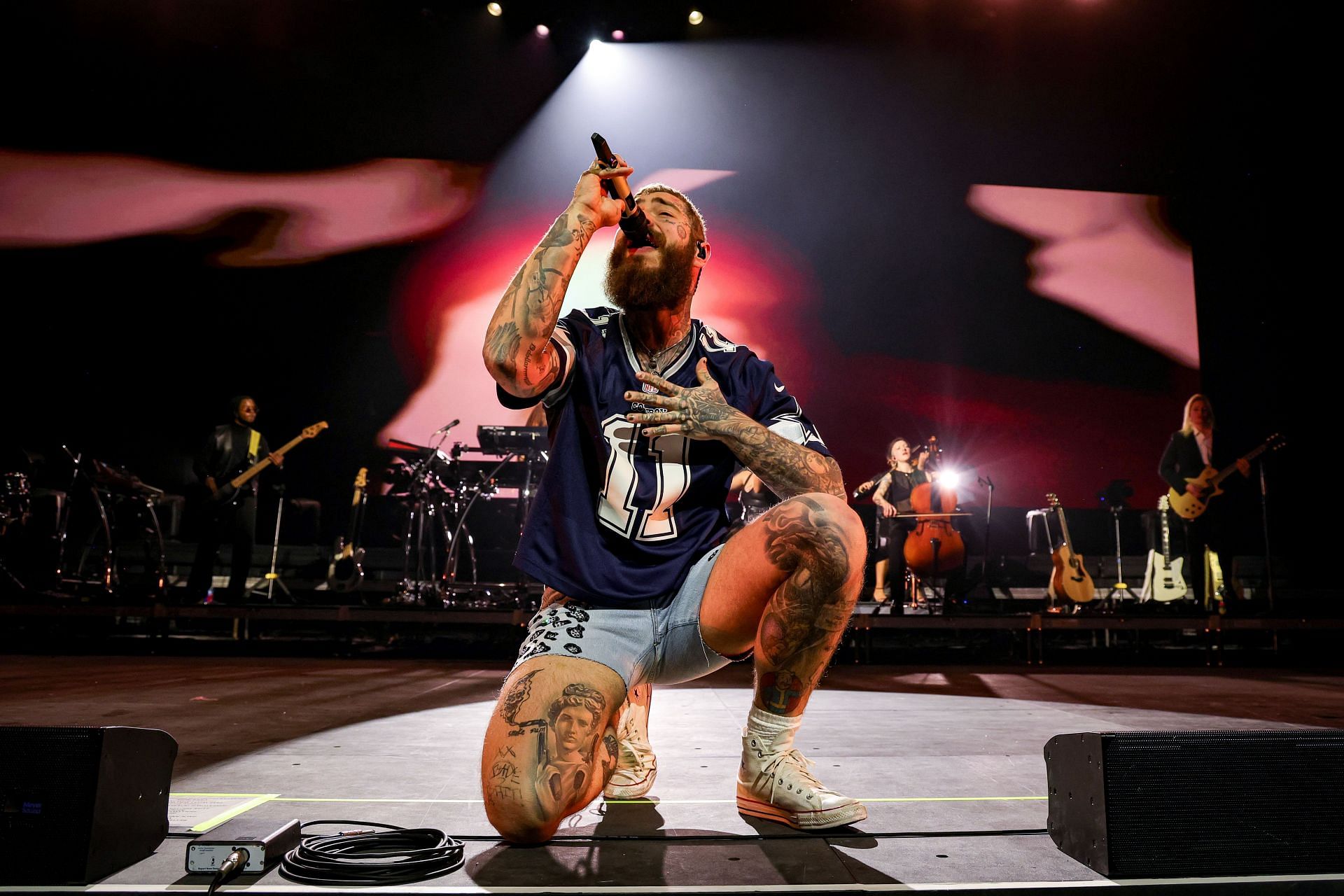 Fontainebleau Las Vegas Rings In 2024 With Headliner Post Malone, Night One - Source: Getty. (Photo by Kevin Mazur/Getty Images for Fontainebleau Las Vegas)